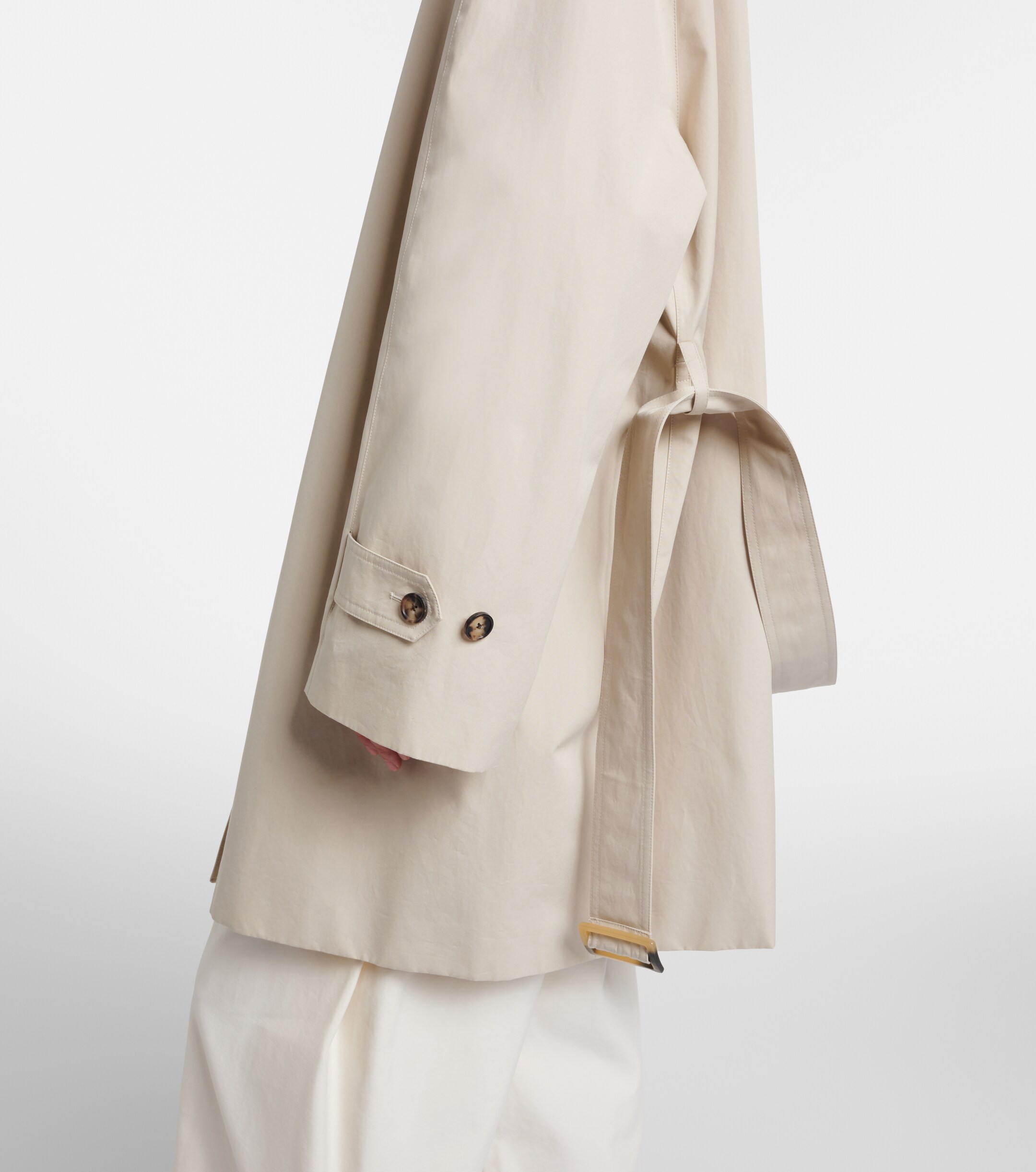 The Row The Row Amaya belted cotton car coat