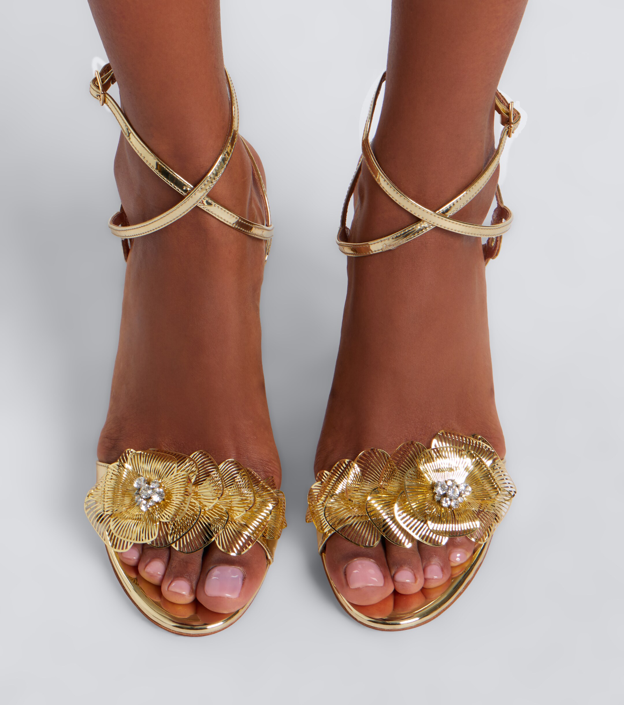 AQUAZZURA Aquazzura Flora Mystica embellished sandals