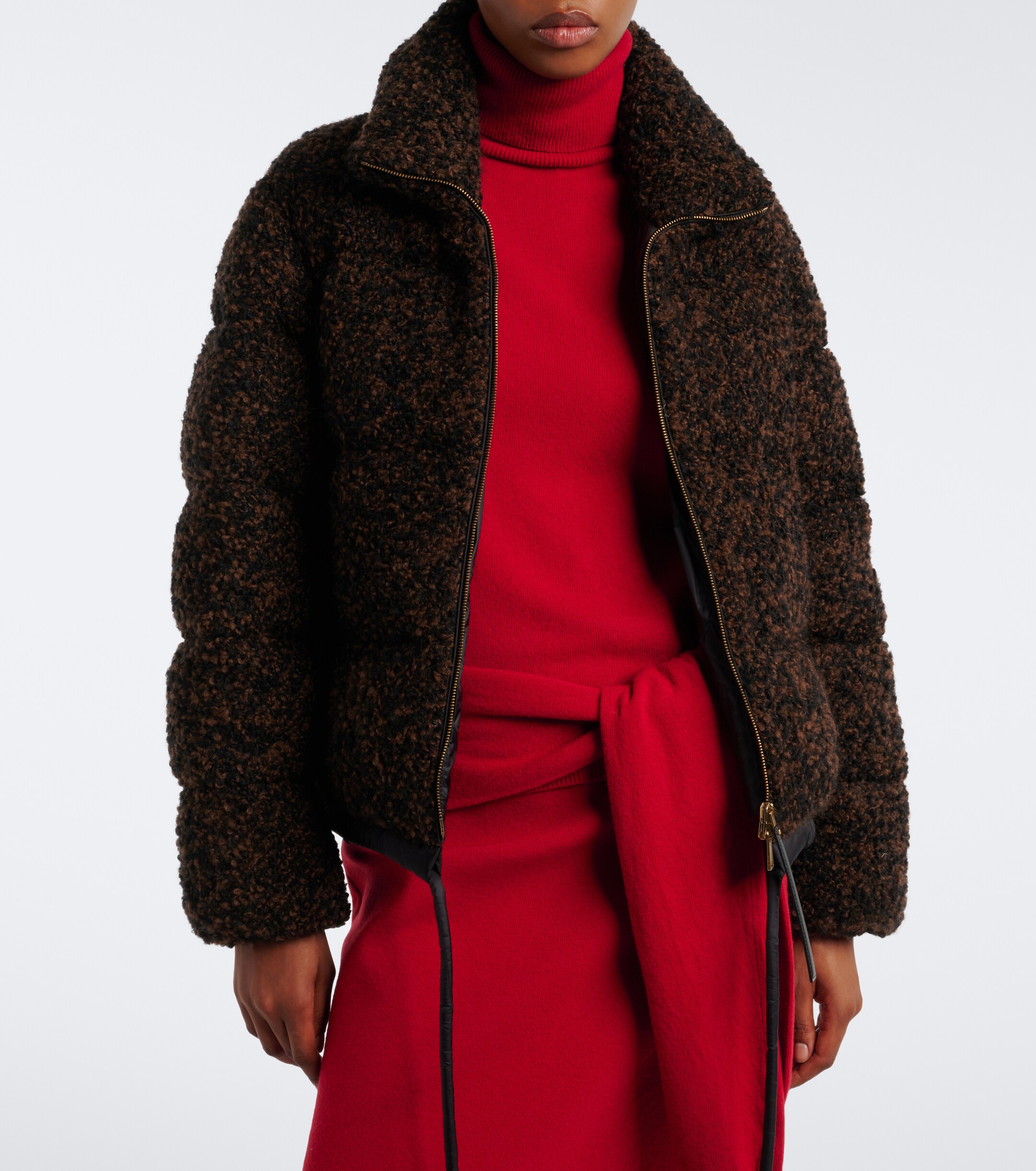 Moncler Moncler Trascendance bouclé down jacket