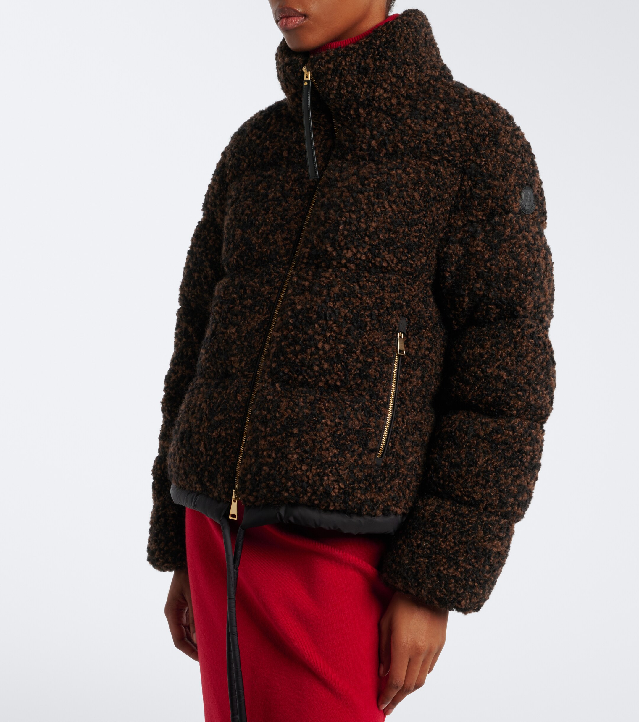 Moncler Moncler Trascendance bouclé down jacket