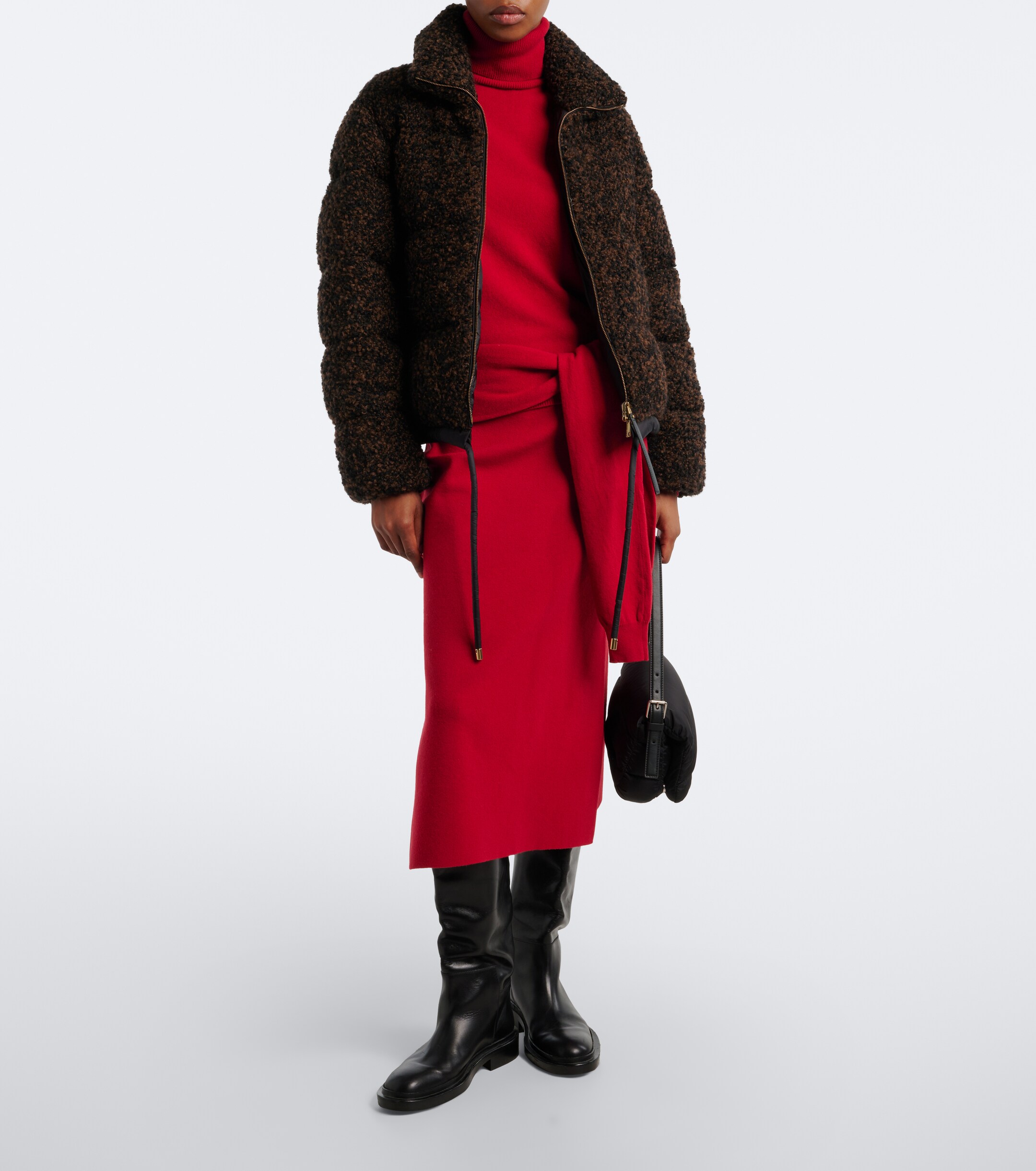 Moncler Moncler Trascendance bouclé down jacket
