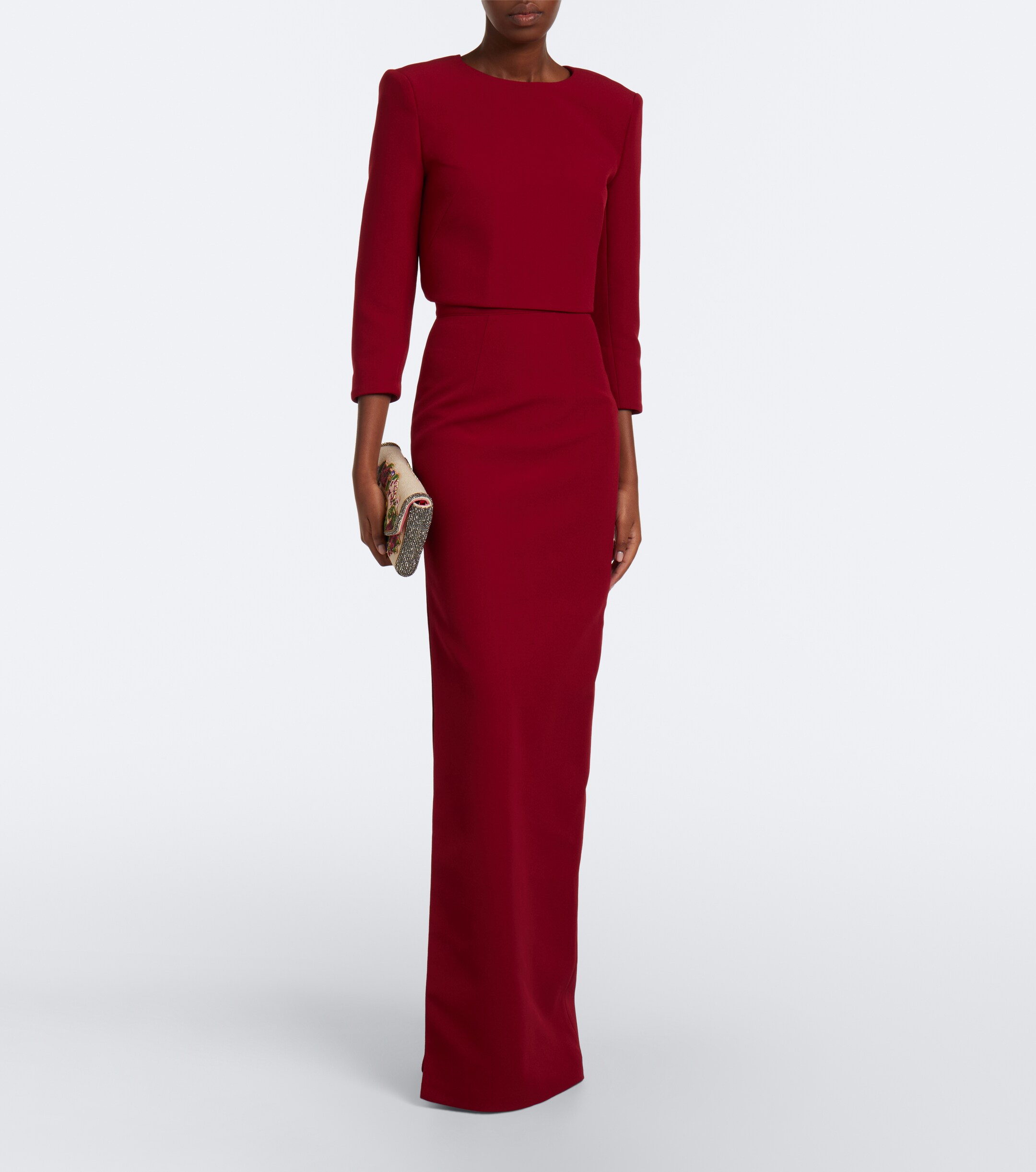 Safiyaa Safiyaa Acilah crêpe maxi skirt