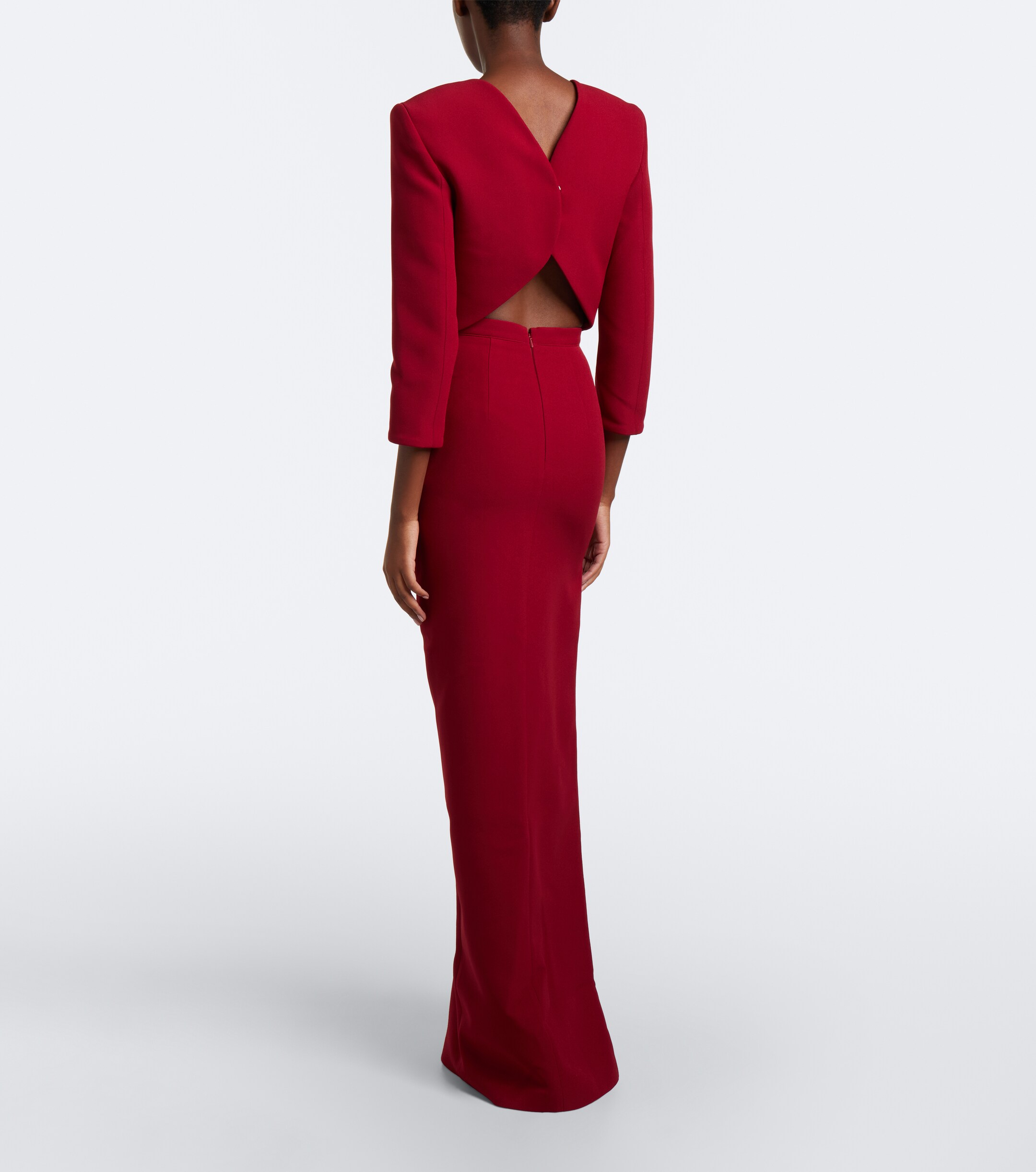 Safiyaa Safiyaa Acilah crêpe maxi skirt