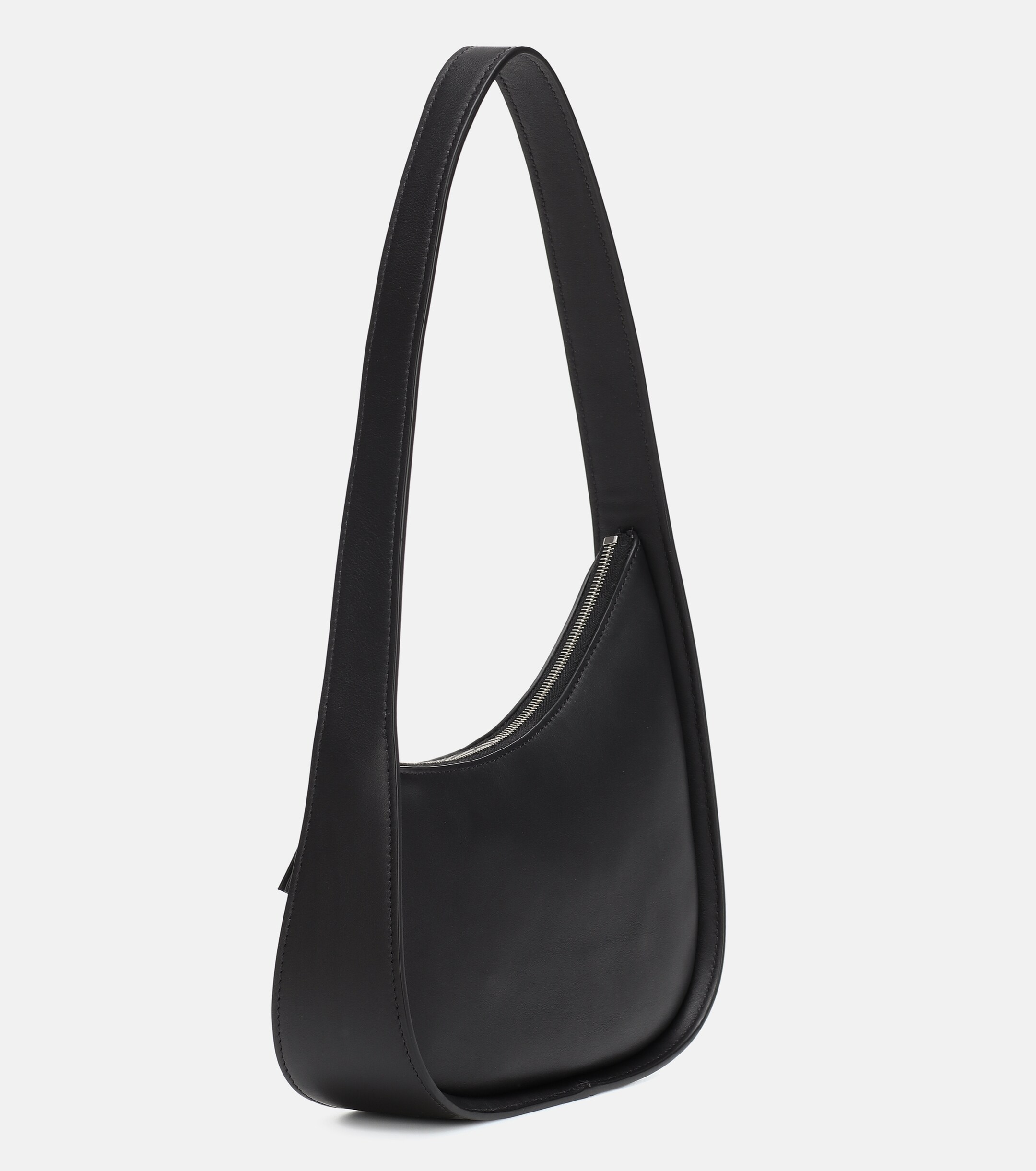 The Row Half Moon leather shoulder bag