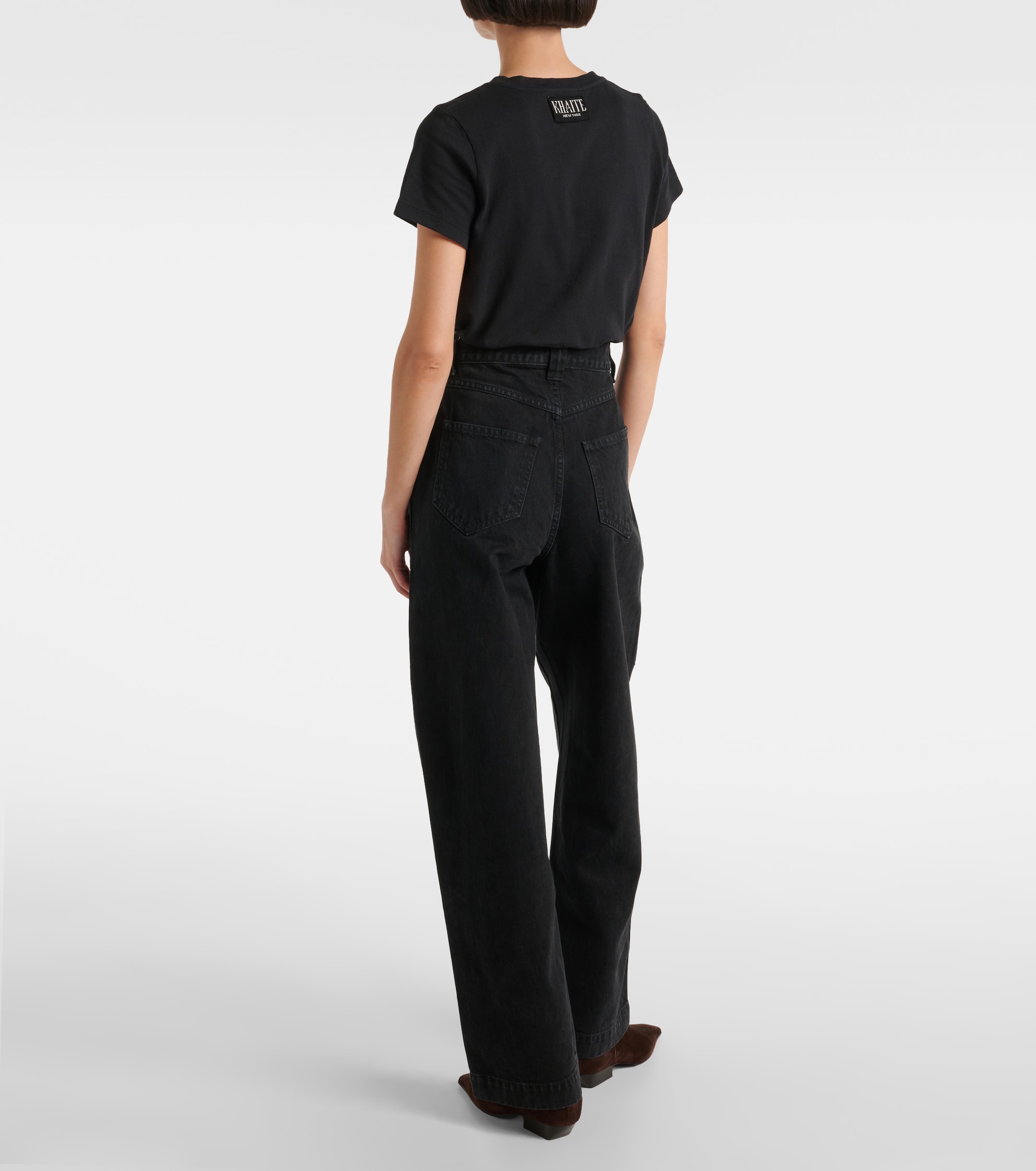 KHAITE Hewitt high-rise straight jeans thumbnail