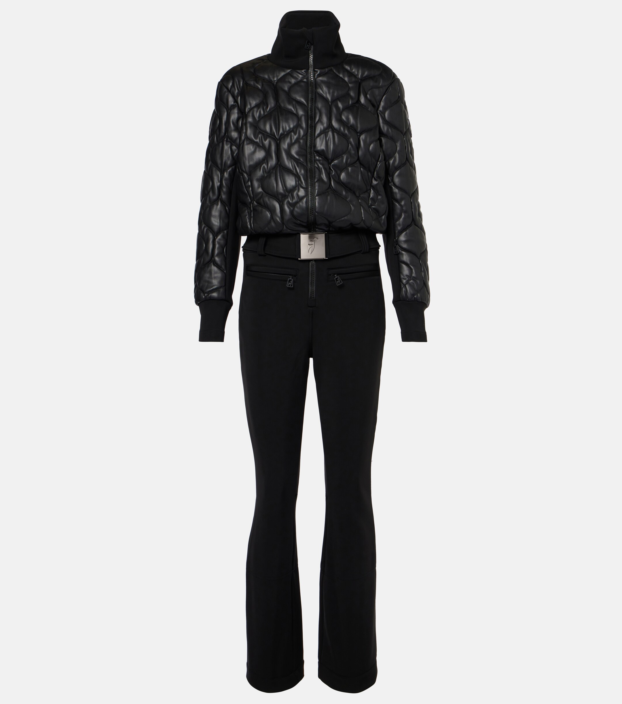 Toni Sailer Toni Sailer Conni Special quilted faux leather ski suit