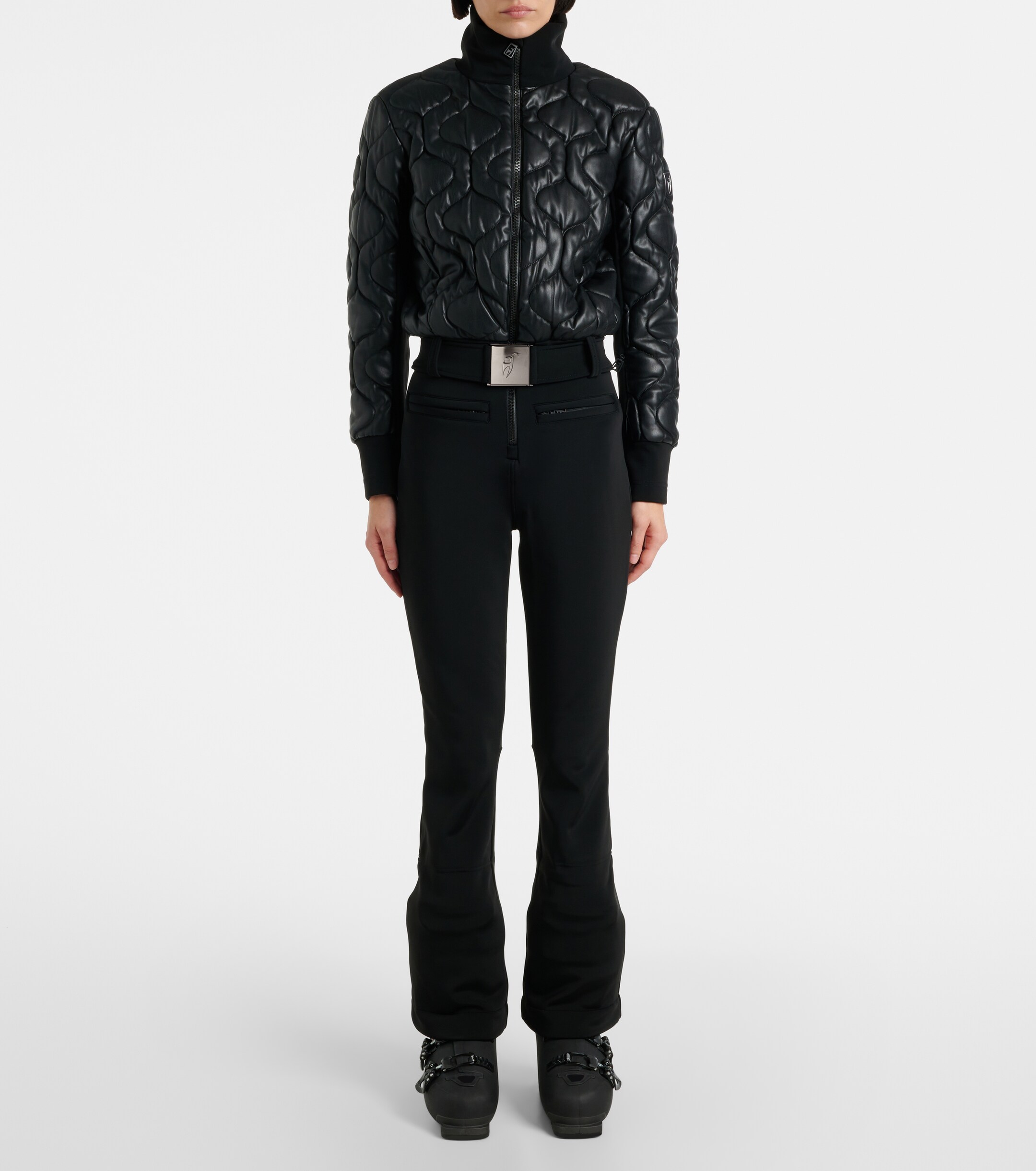 Toni Sailer Toni Sailer Conni Special quilted faux leather ski suit