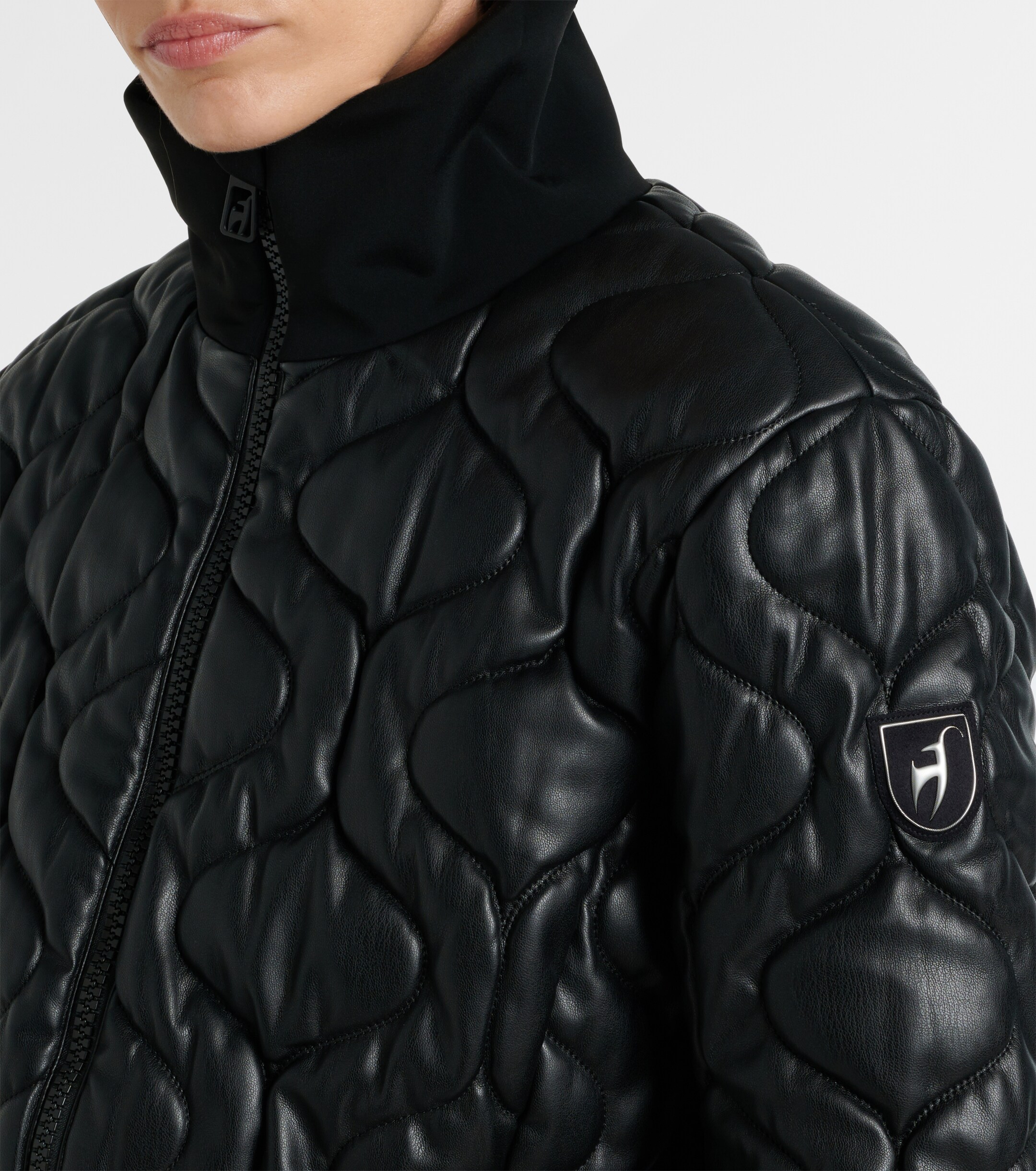 Toni Sailer Toni Sailer Conni Special quilted faux leather ski suit