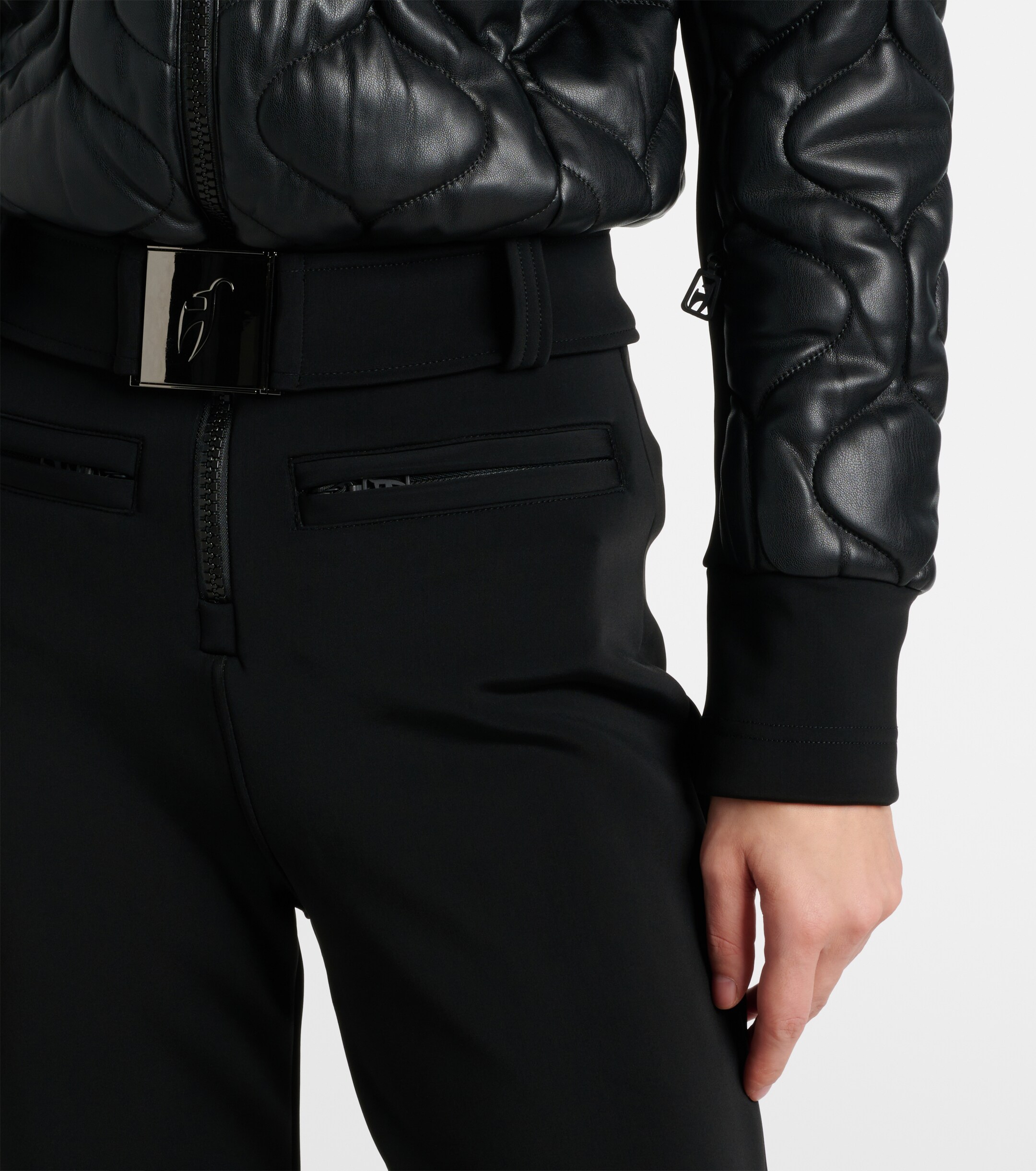 Toni Sailer Toni Sailer Conni Special quilted faux leather ski suit
