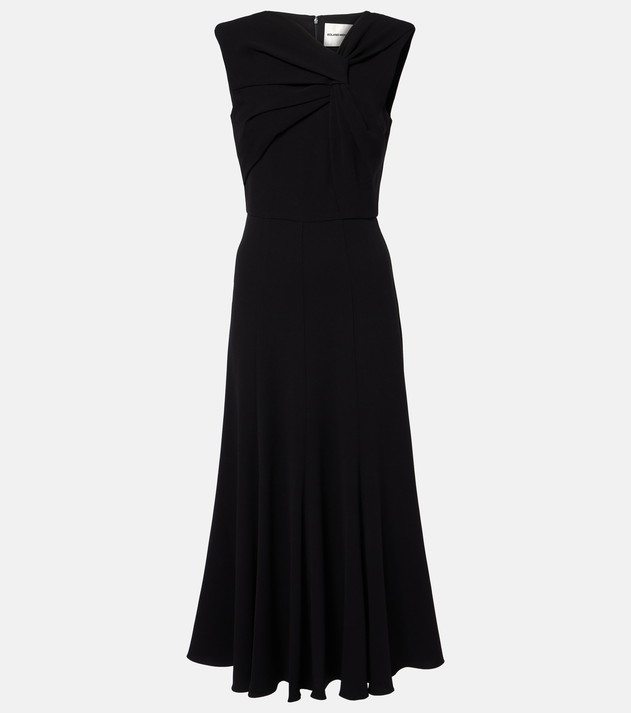 navy blue dress for baby girl Cady Maxi Dress by Roland Mouret main image 0