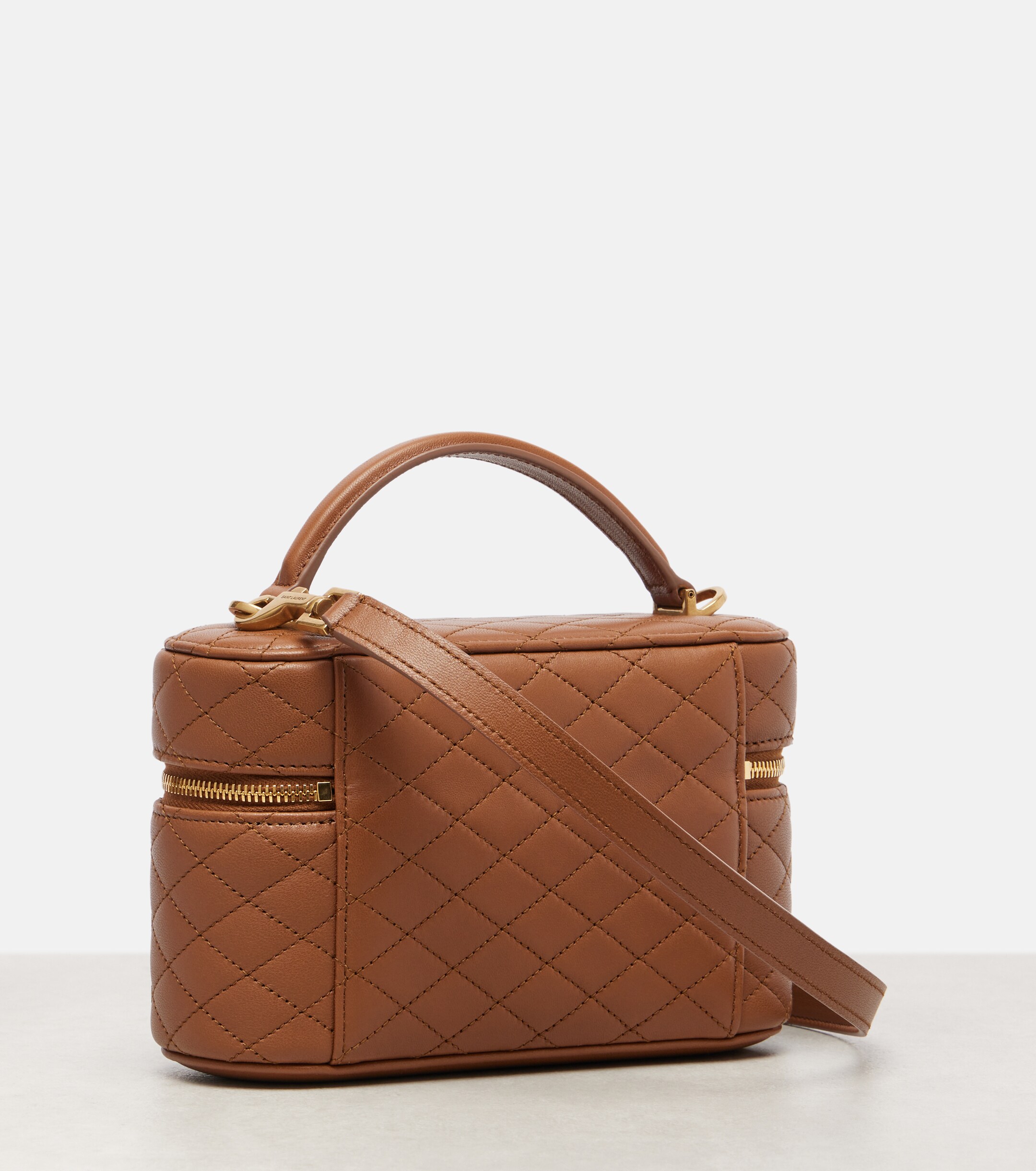 Saint Laurent Saint Laurent Gaby leather vanity bag