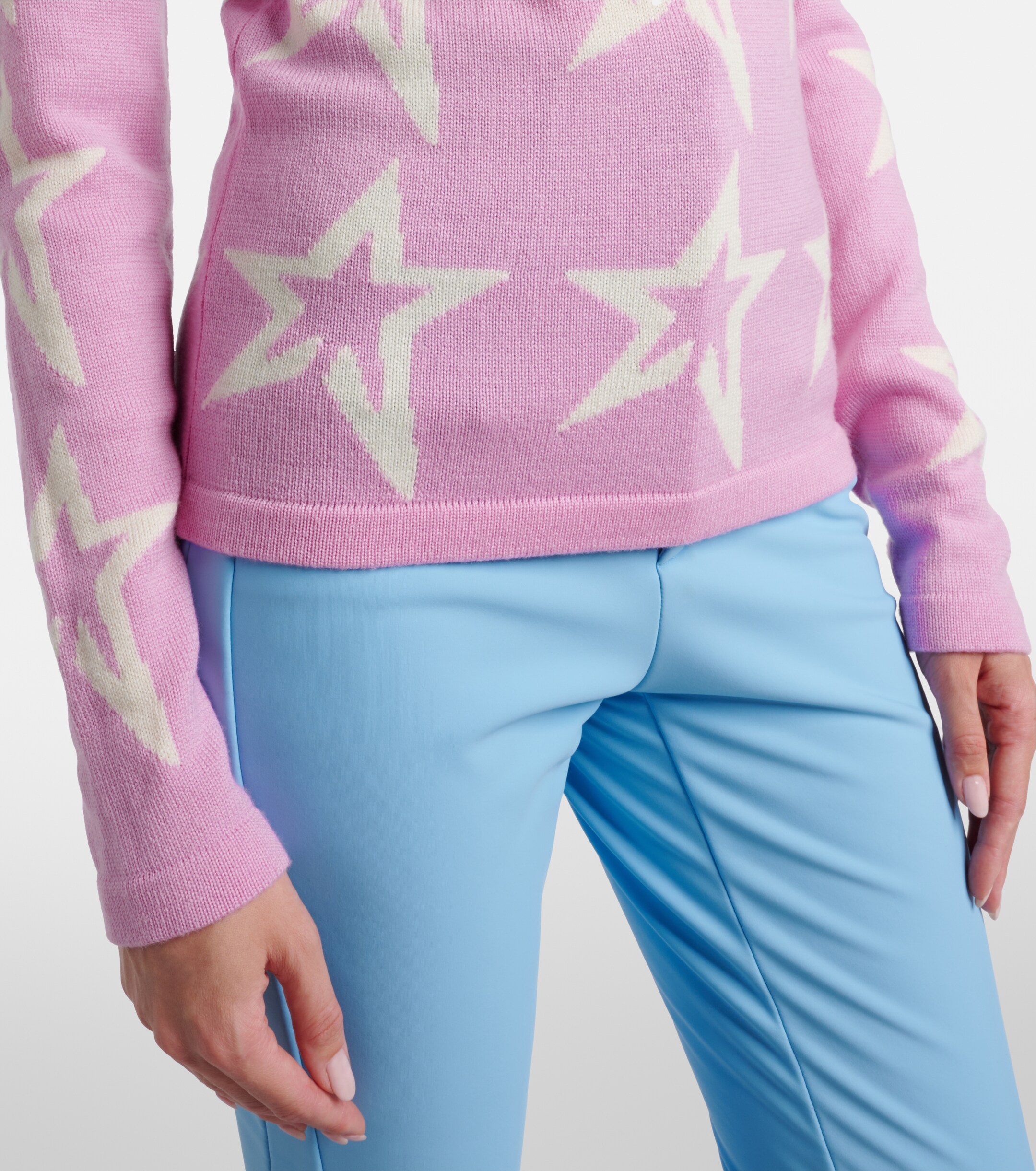 PERFECT MOMENT Perfect Moment Star Dust wool turtleneck sweater