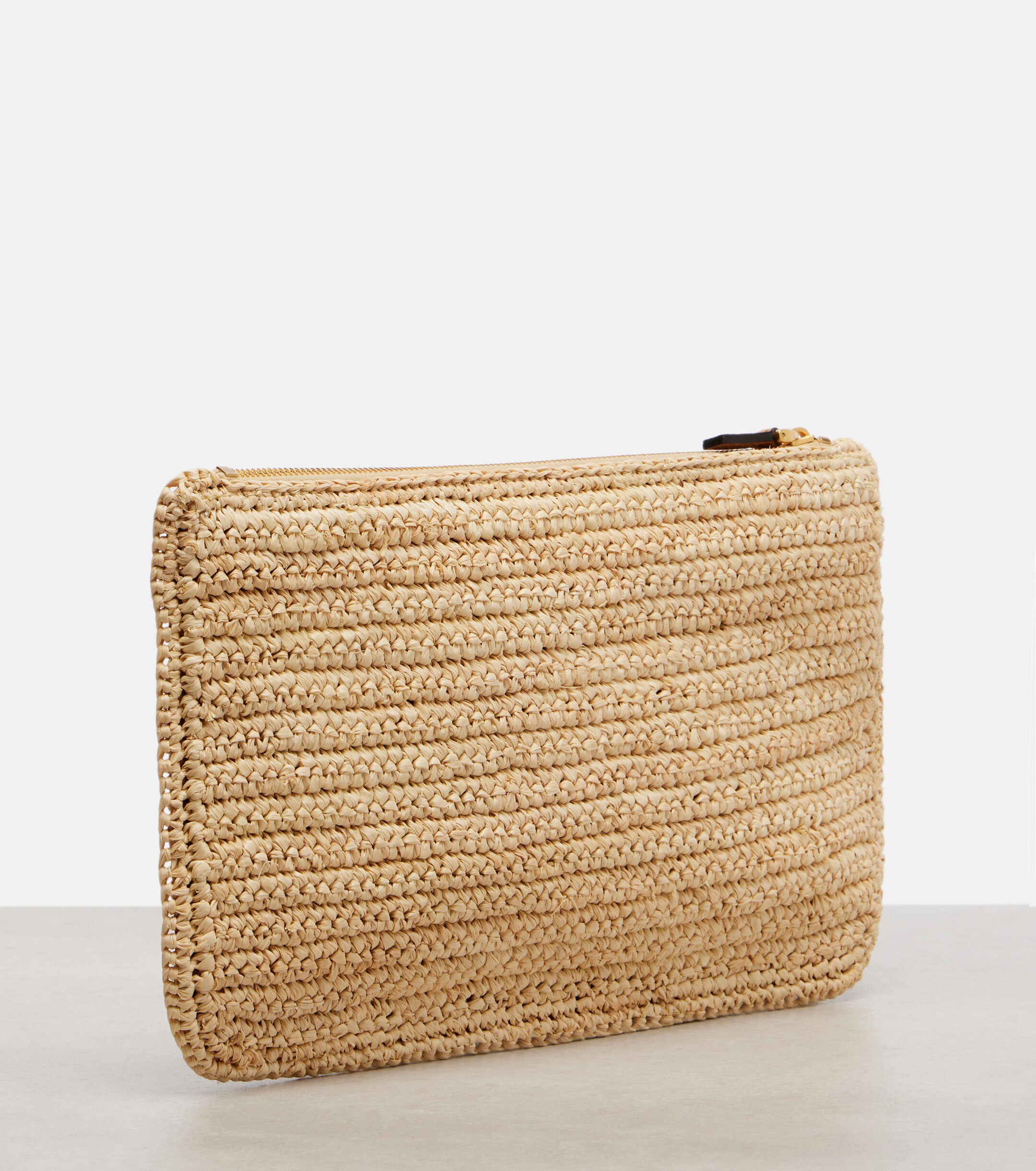 Valentino Garavani VLogo raffia pouch thumbnail