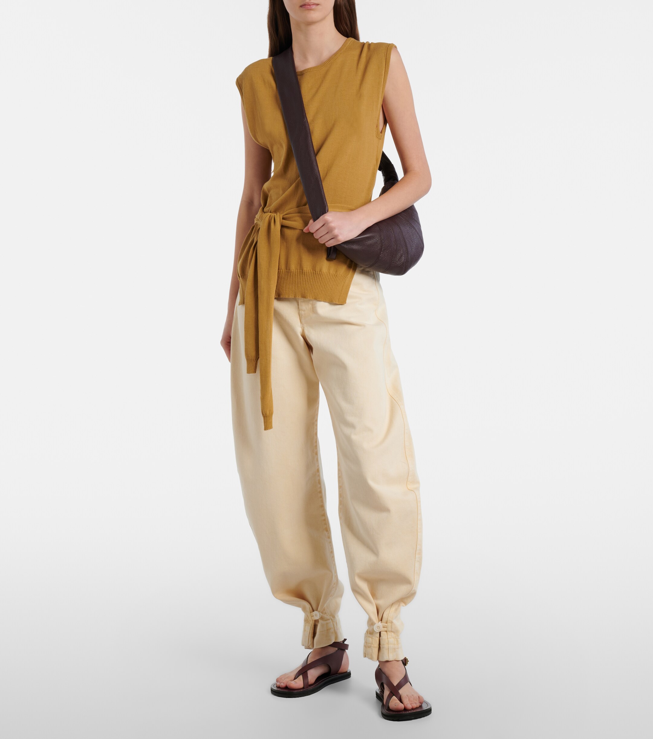 Lemaire Lemaire Croissant Small leather bag