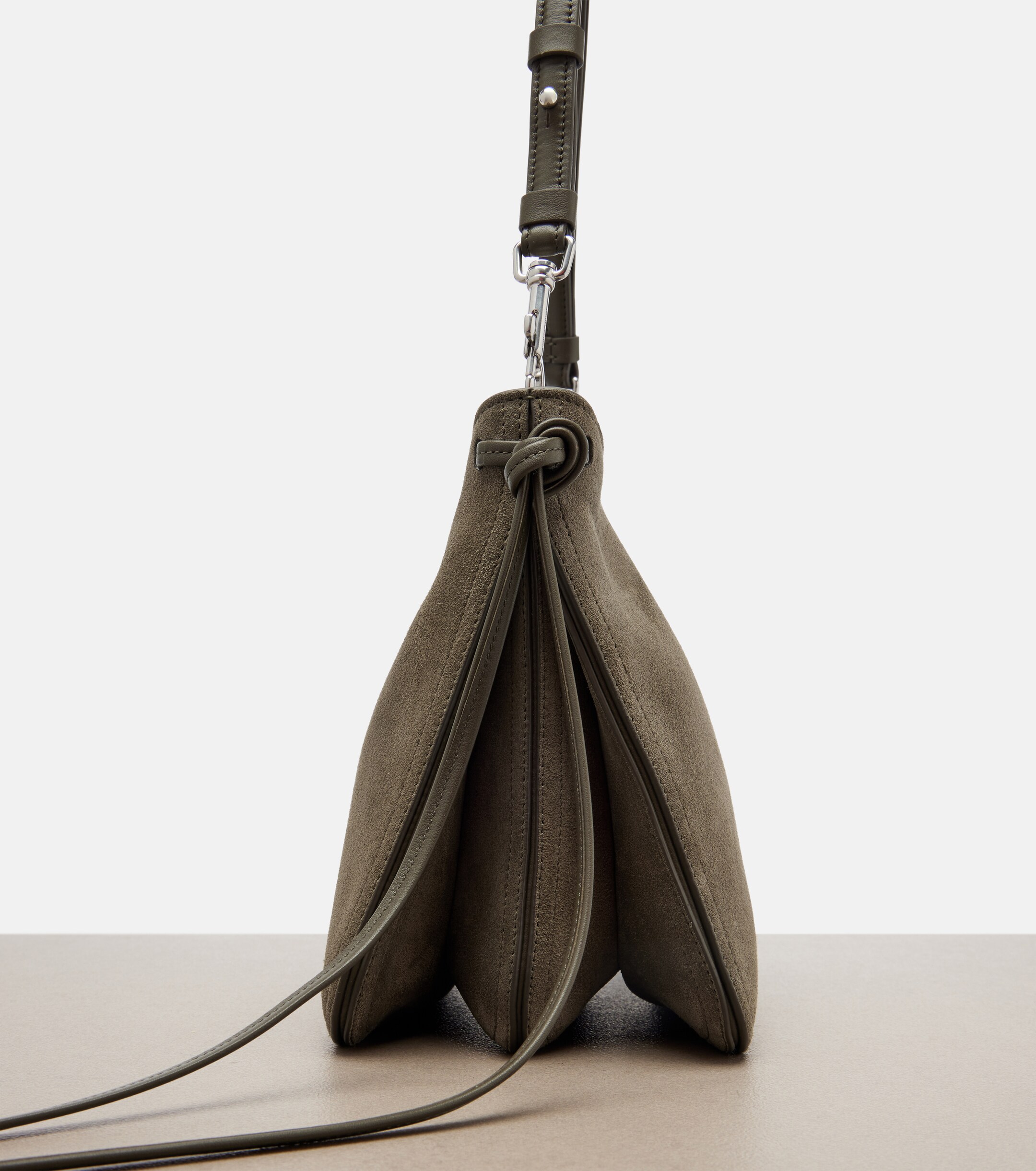 PHOEBE PHILO Small Gig suede shoulder bag thumbnail