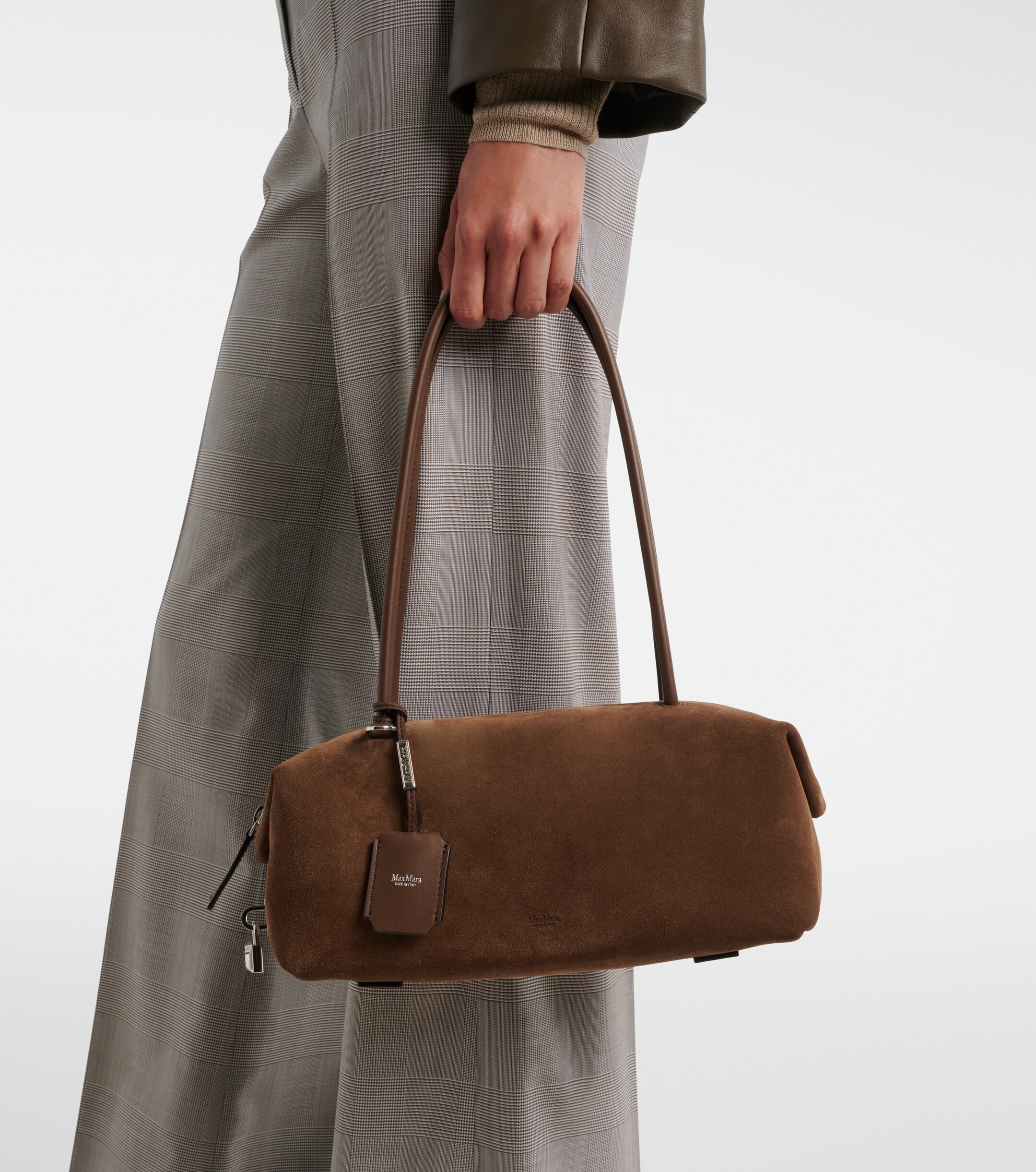 Max Mara Medium suede shoulder bag