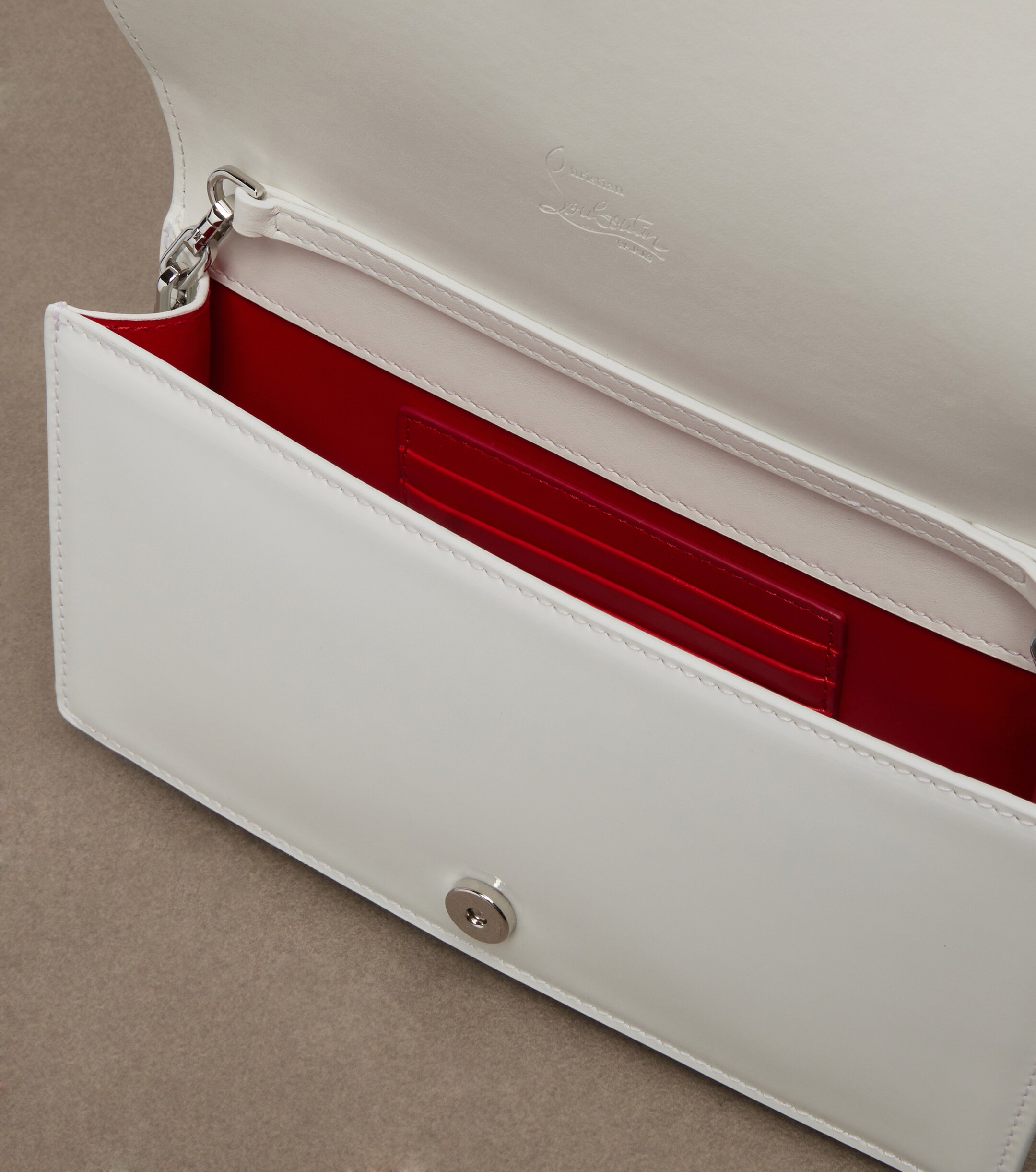 CHRISTIAN LOUBOUTIN Bettina Small patent leather clutch