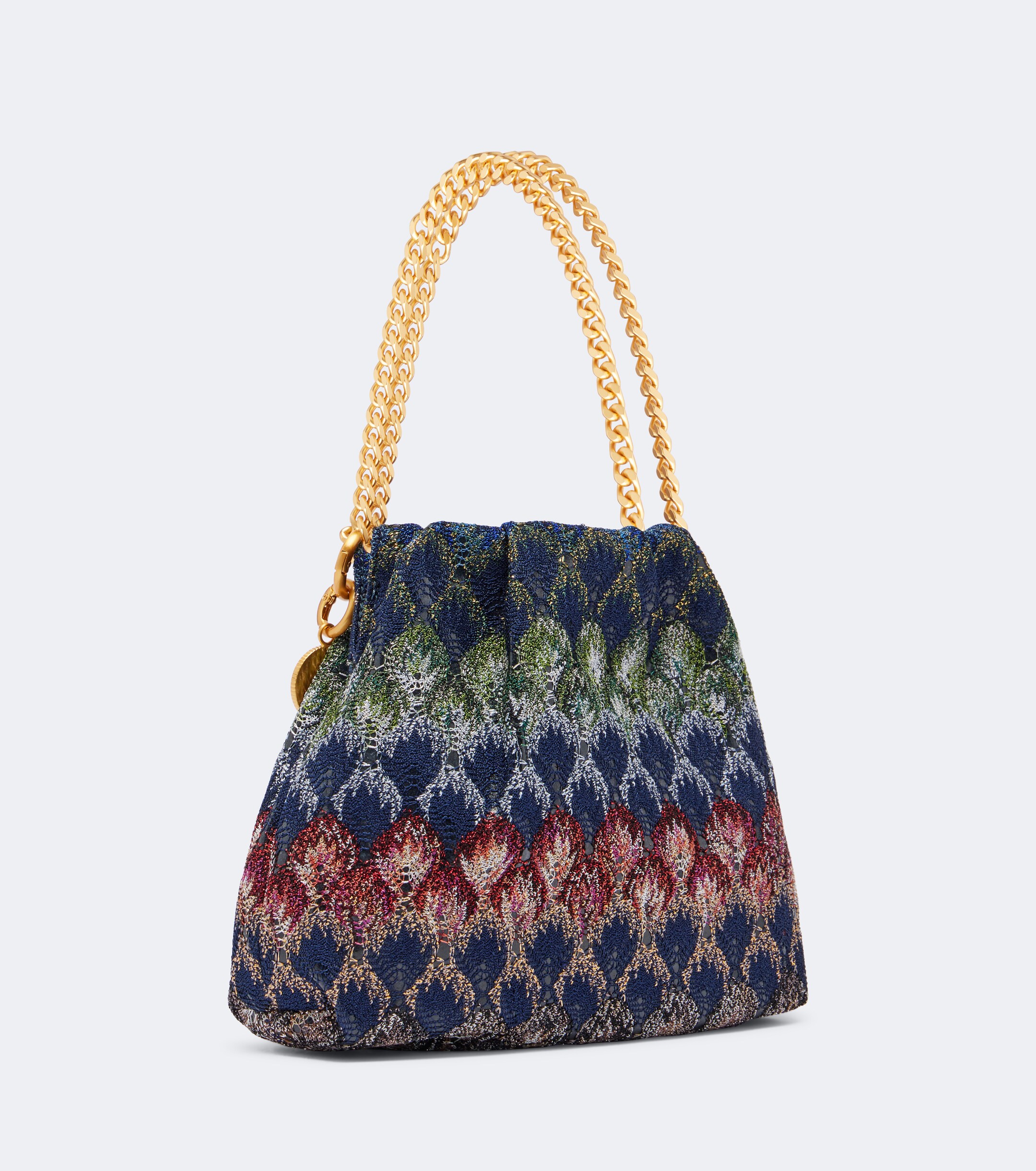 Missoni Mini lamé top-handle bag