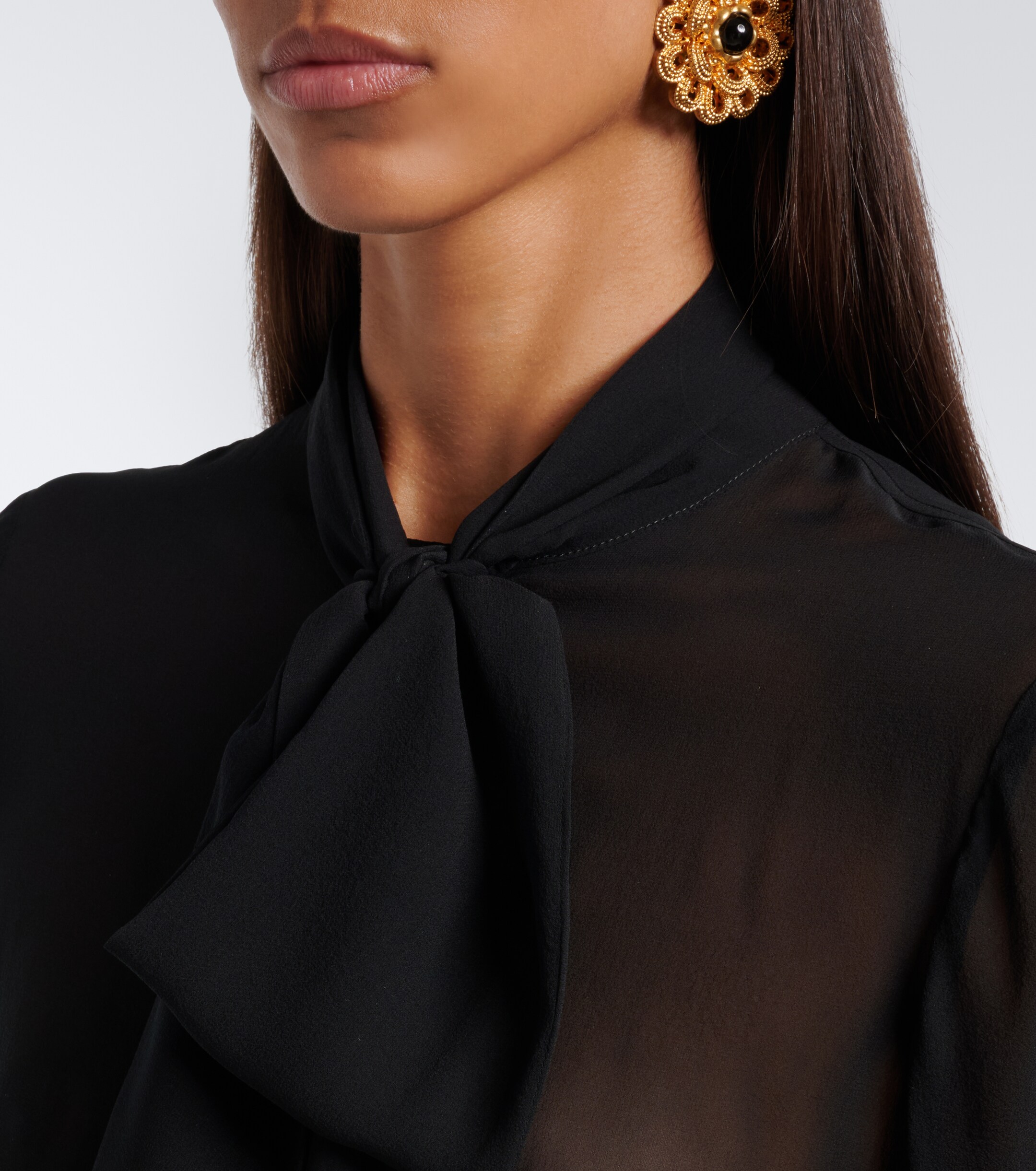 Nina Ricci Nina Ricci Silk chiffon blouse