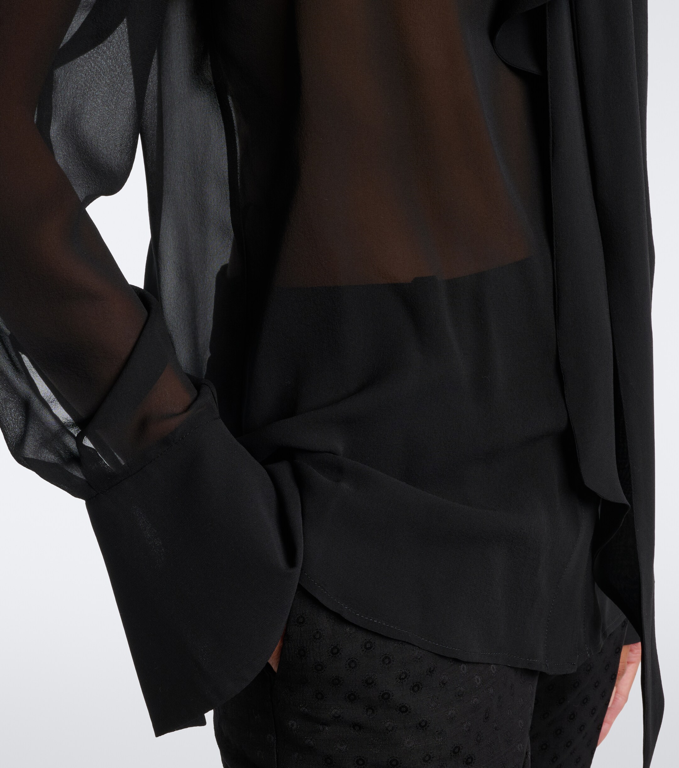 Nina Ricci Nina Ricci Silk chiffon blouse