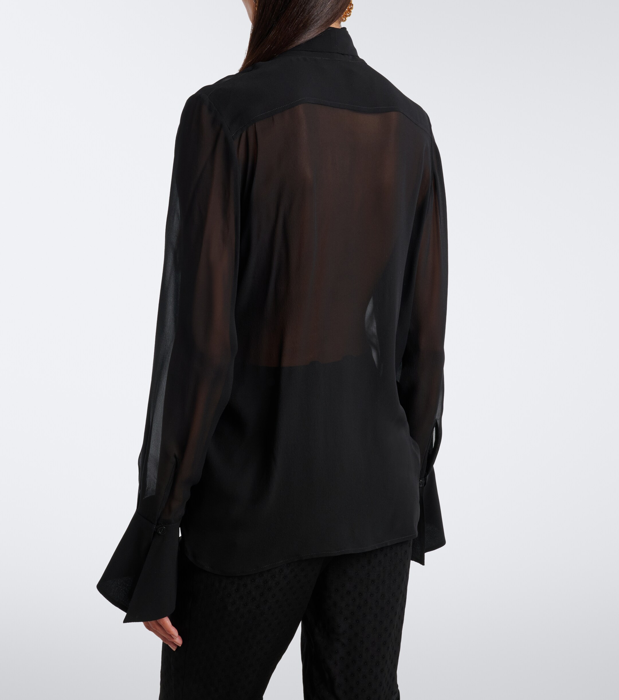 Nina Ricci Nina Ricci Silk chiffon blouse