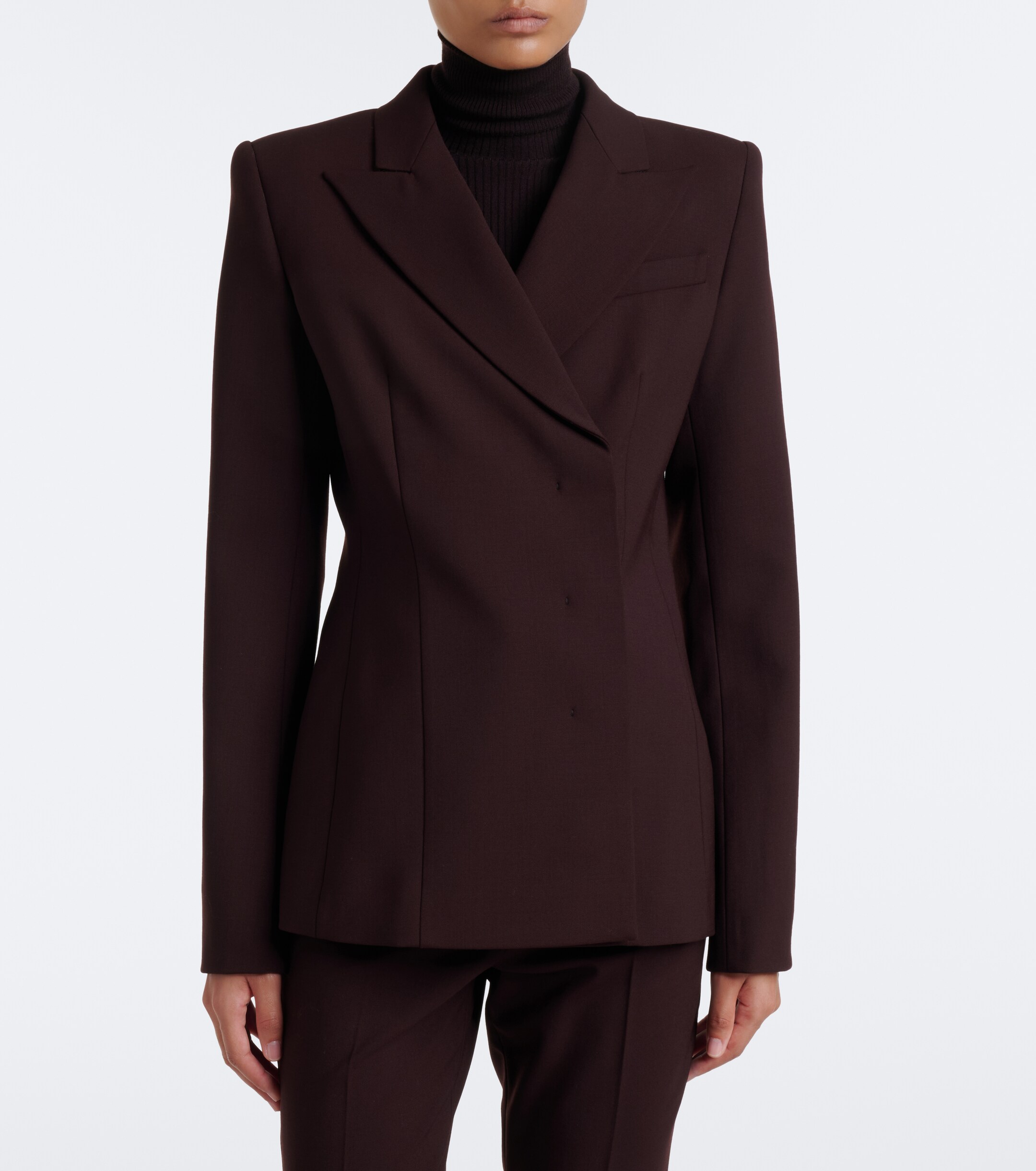 Sportmax Sportmax Double-breasted wool-blend blazer