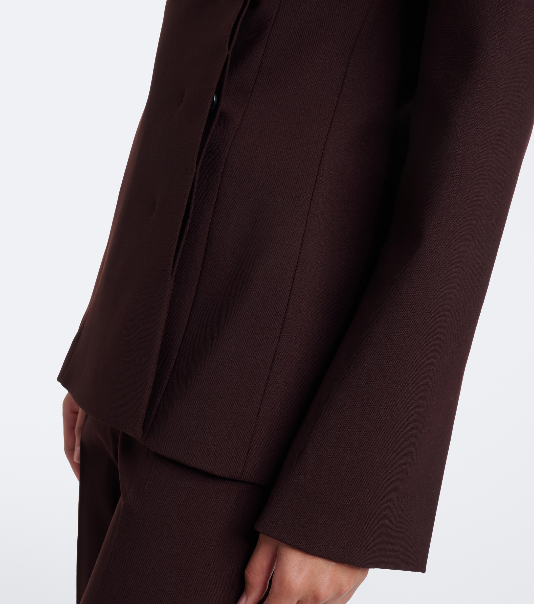 Sportmax Sportmax Double-breasted wool-blend blazer