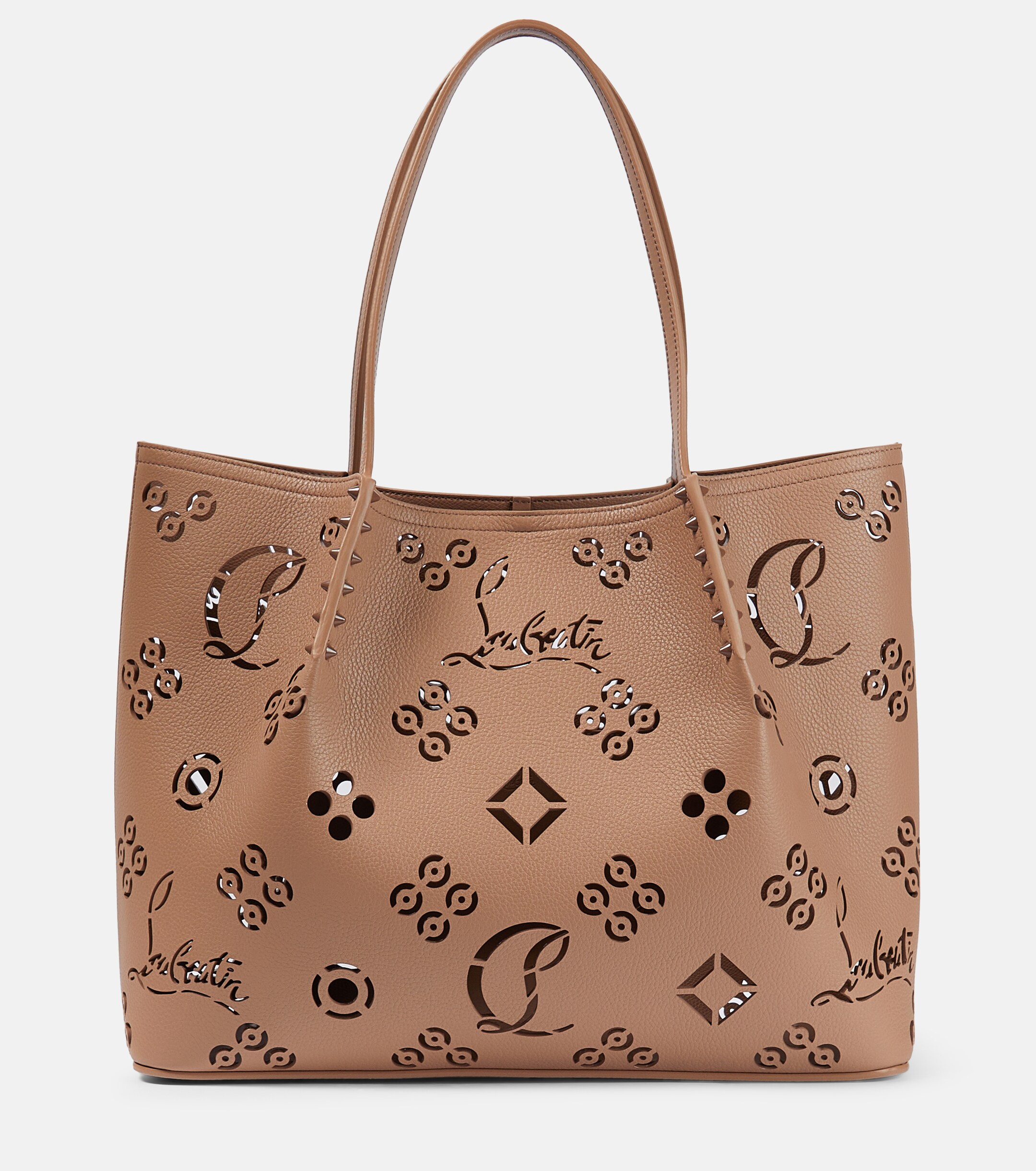 CHRISTIAN LOUBOUTIN Cabarock perforated tote bag