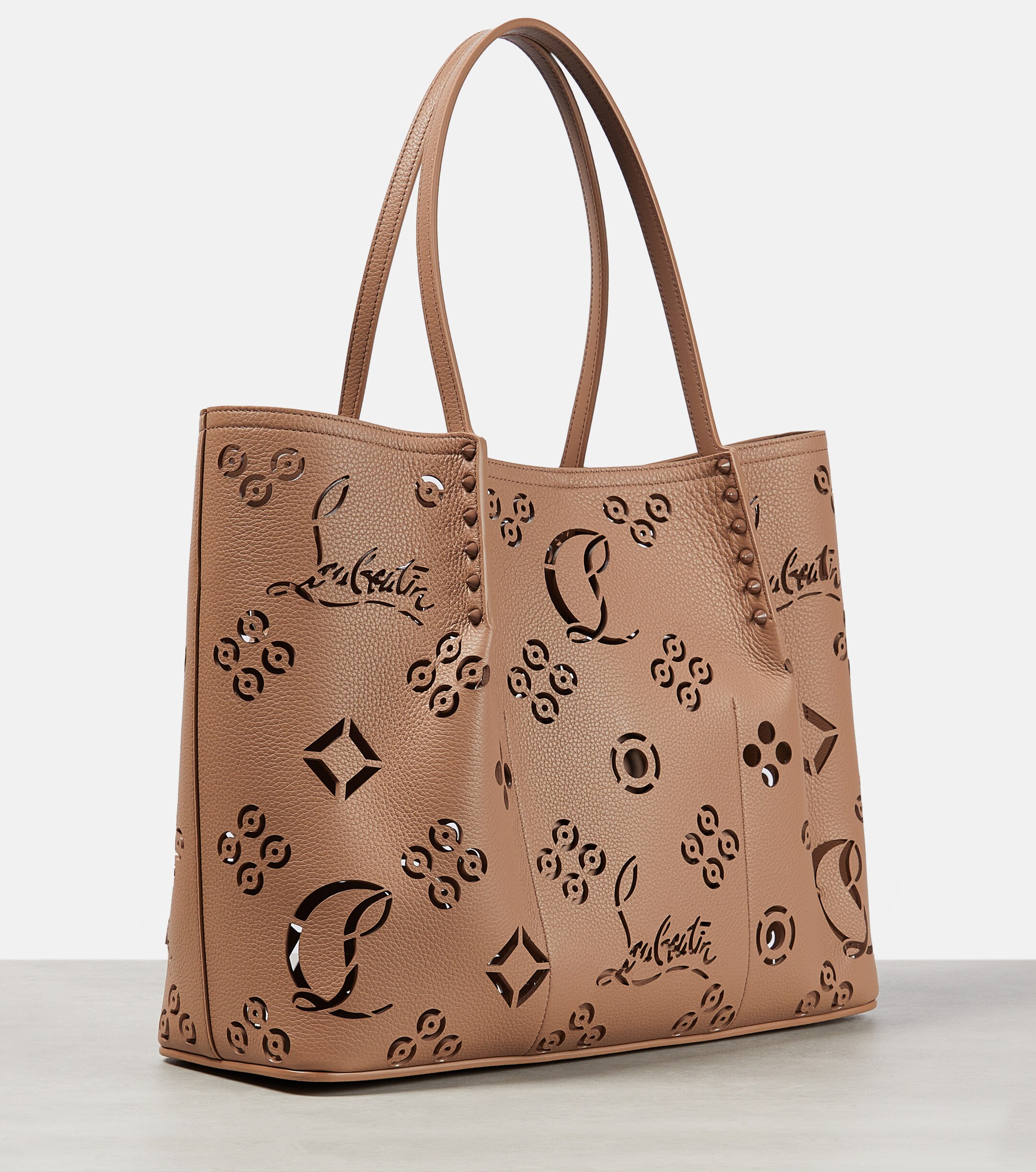 CHRISTIAN LOUBOUTIN Cabarock perforated tote bag