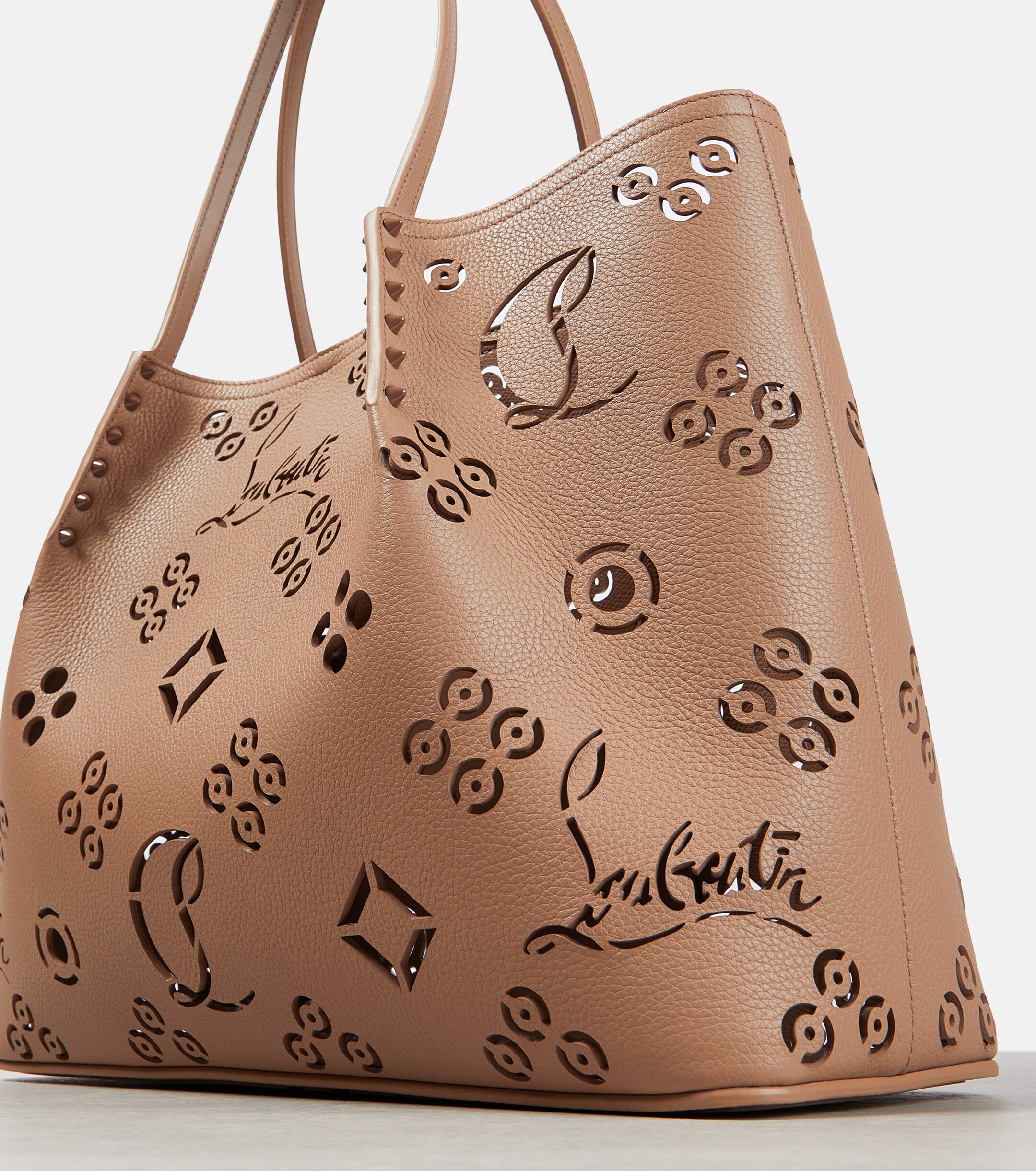 CHRISTIAN LOUBOUTIN Cabarock perforated tote bag