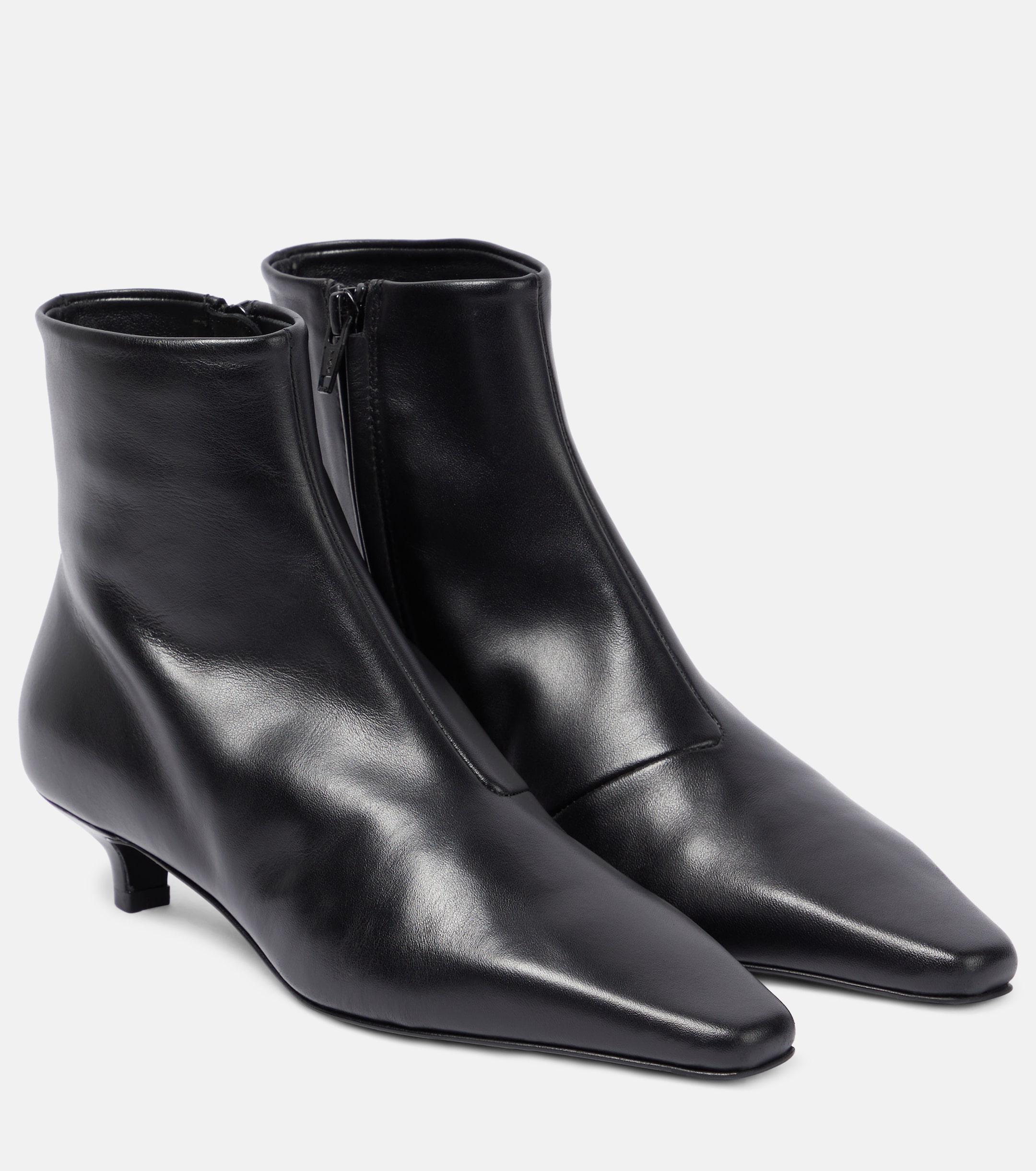 TOTEME Leather ankle boots