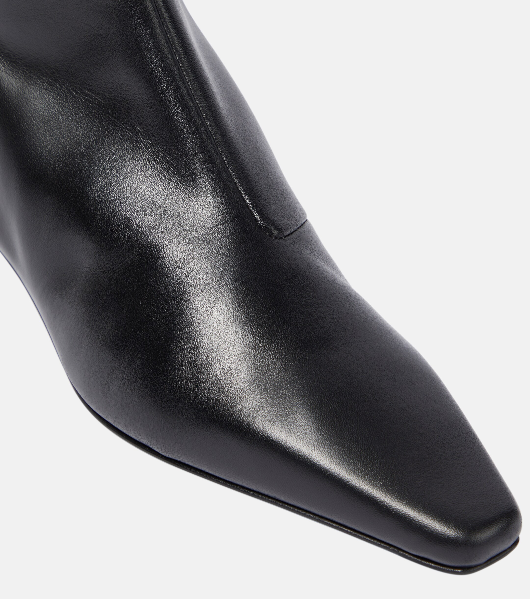 TOTEME Leather ankle boots thumbnail