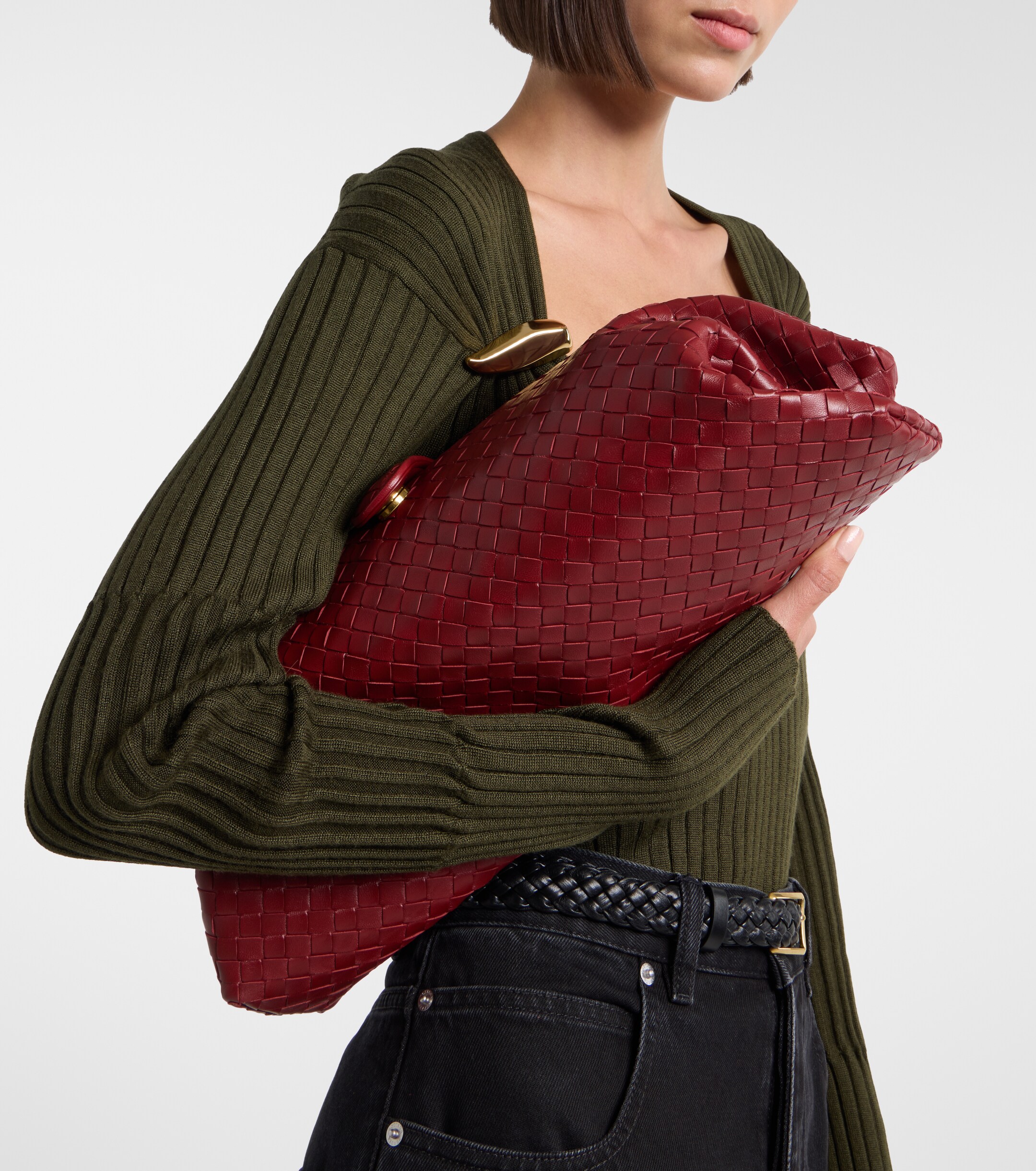 Bottega Veneta Lauren 1979 Intrecciato leather clutch