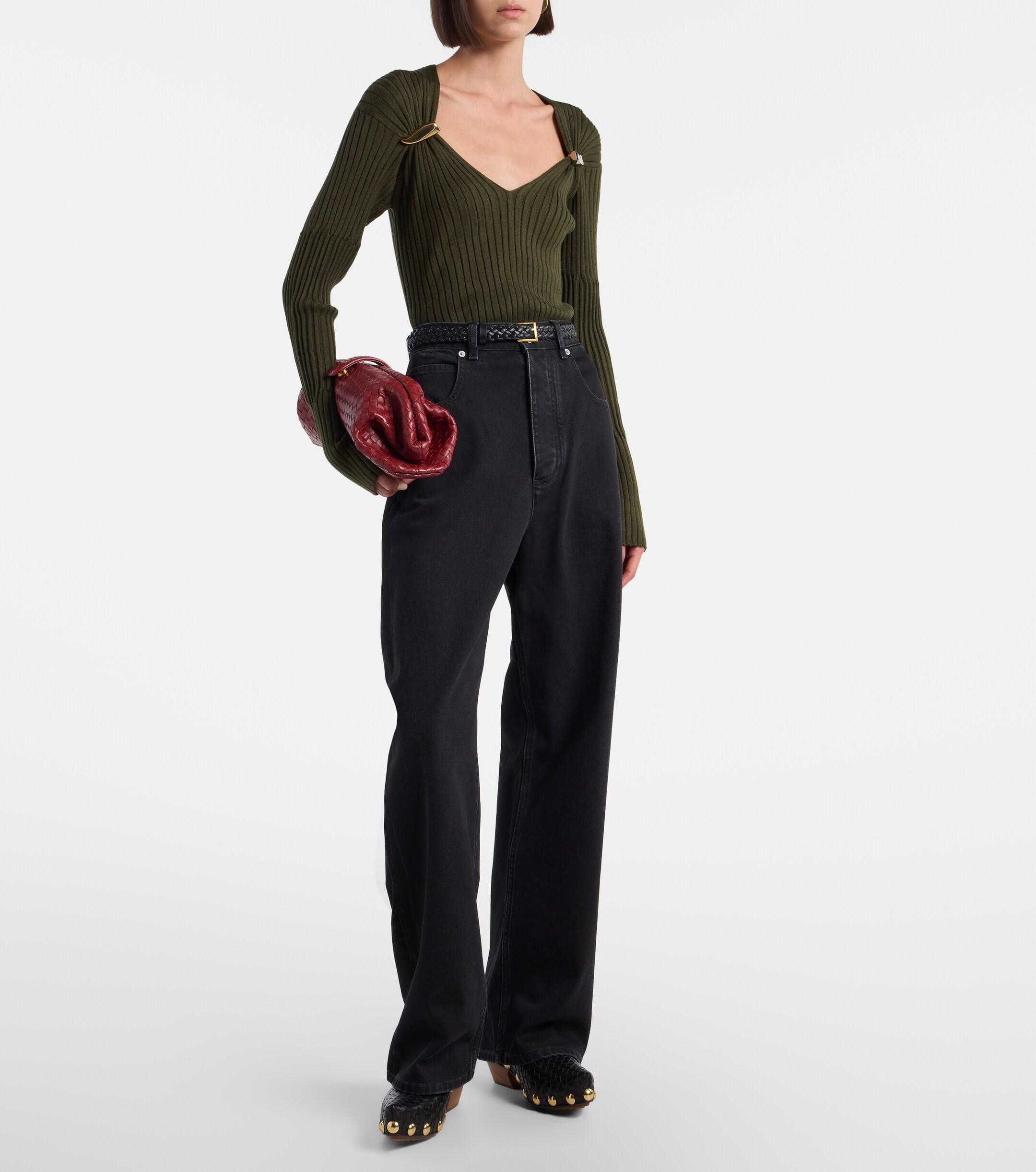 Bottega Veneta Lauren 1979 Intrecciato leather clutch