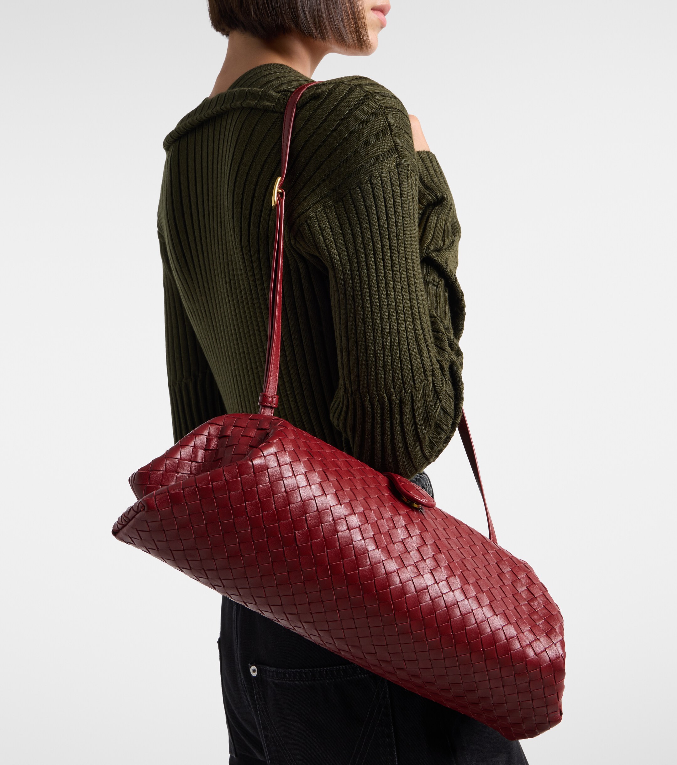 Bottega Veneta Lauren 1979 Intrecciato leather clutch
