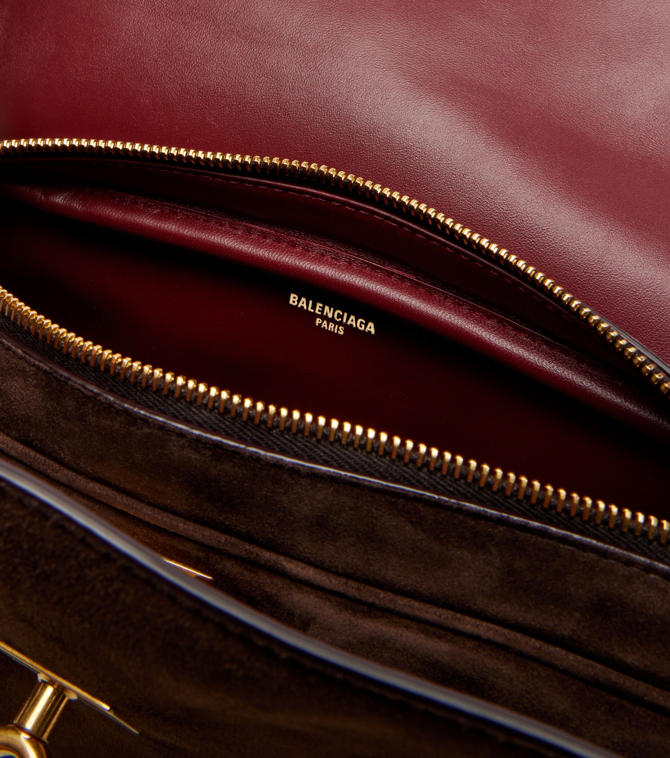 Balenciaga Le 7 Medium suede shoulder bag