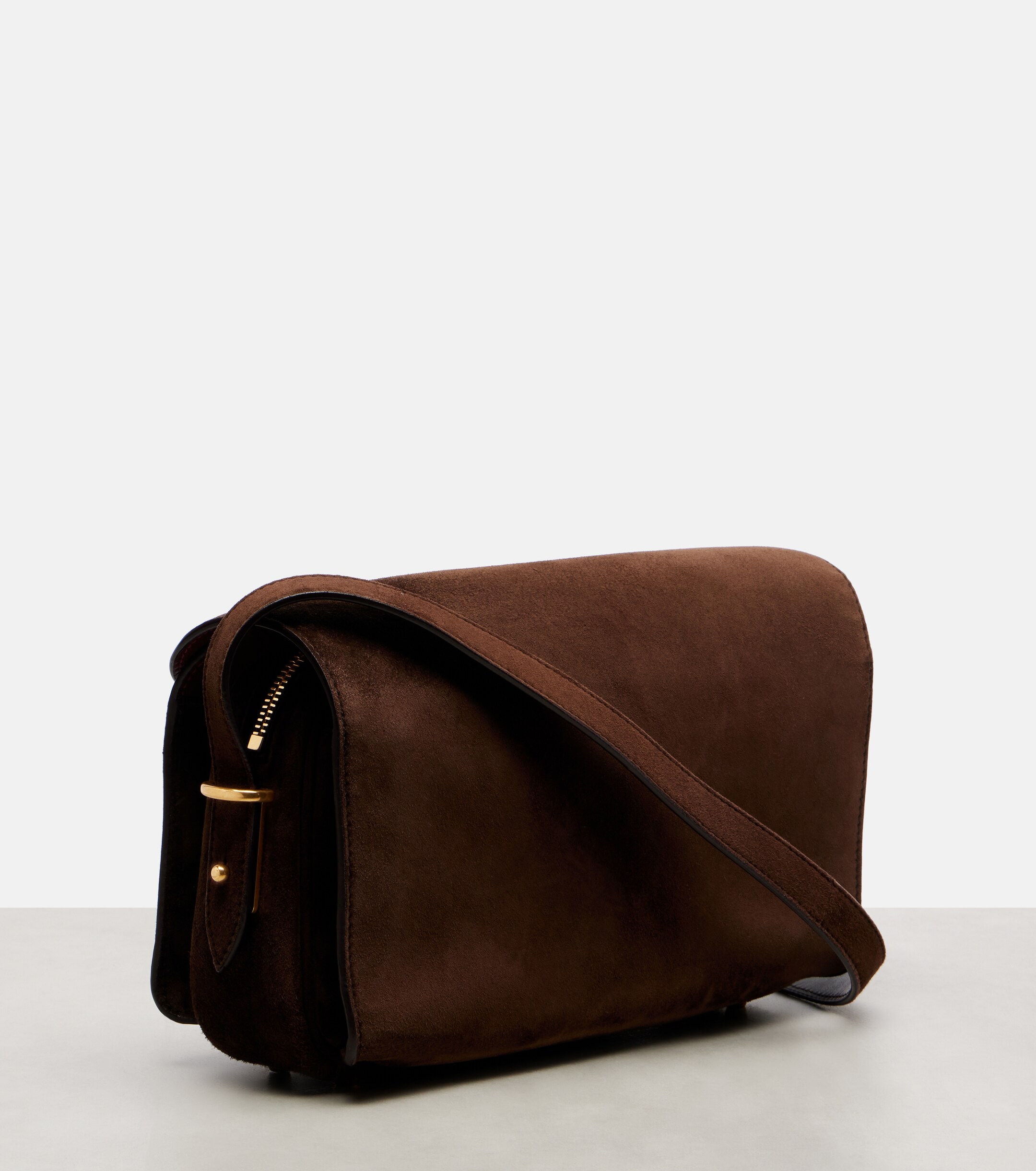 Balenciaga Le 7 Medium suede shoulder bag