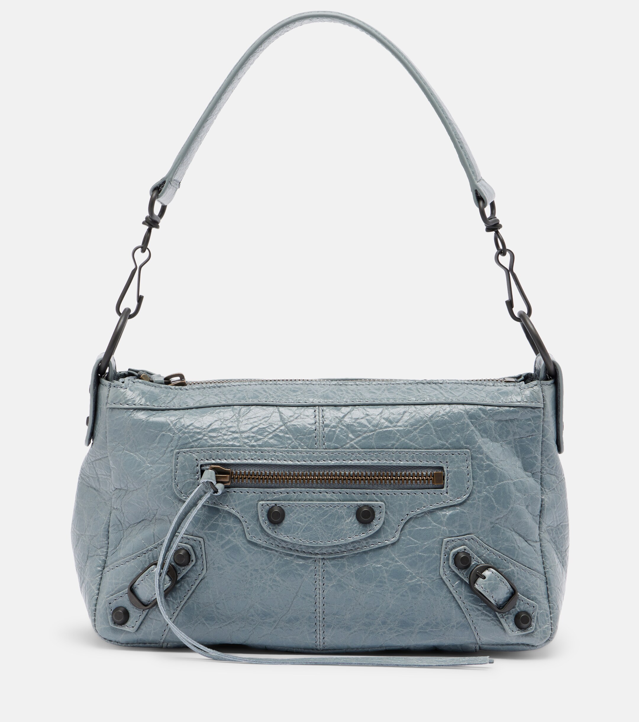 Balenciaga Le City Moto Mini leather shoulder bag