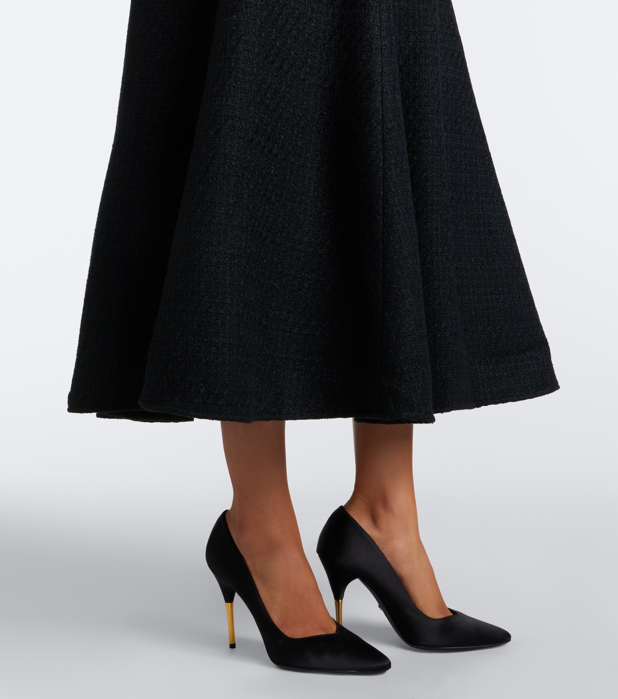 Roland Mouret Roland Mouret Belted peplum bouclé cocktail dress