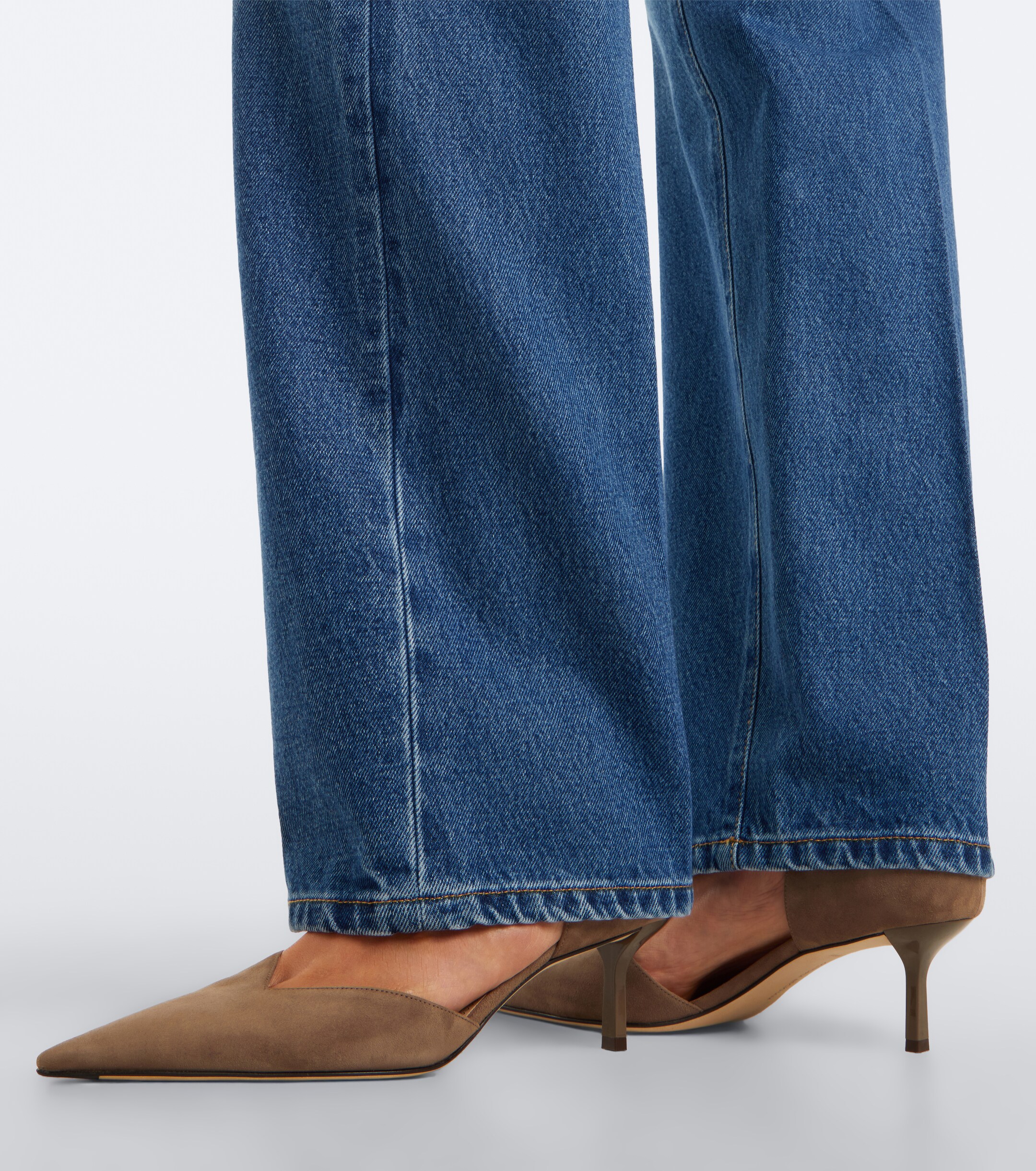 Victoria Beckham Victoria Beckham Victoria Angle D'Orsay suede pumps