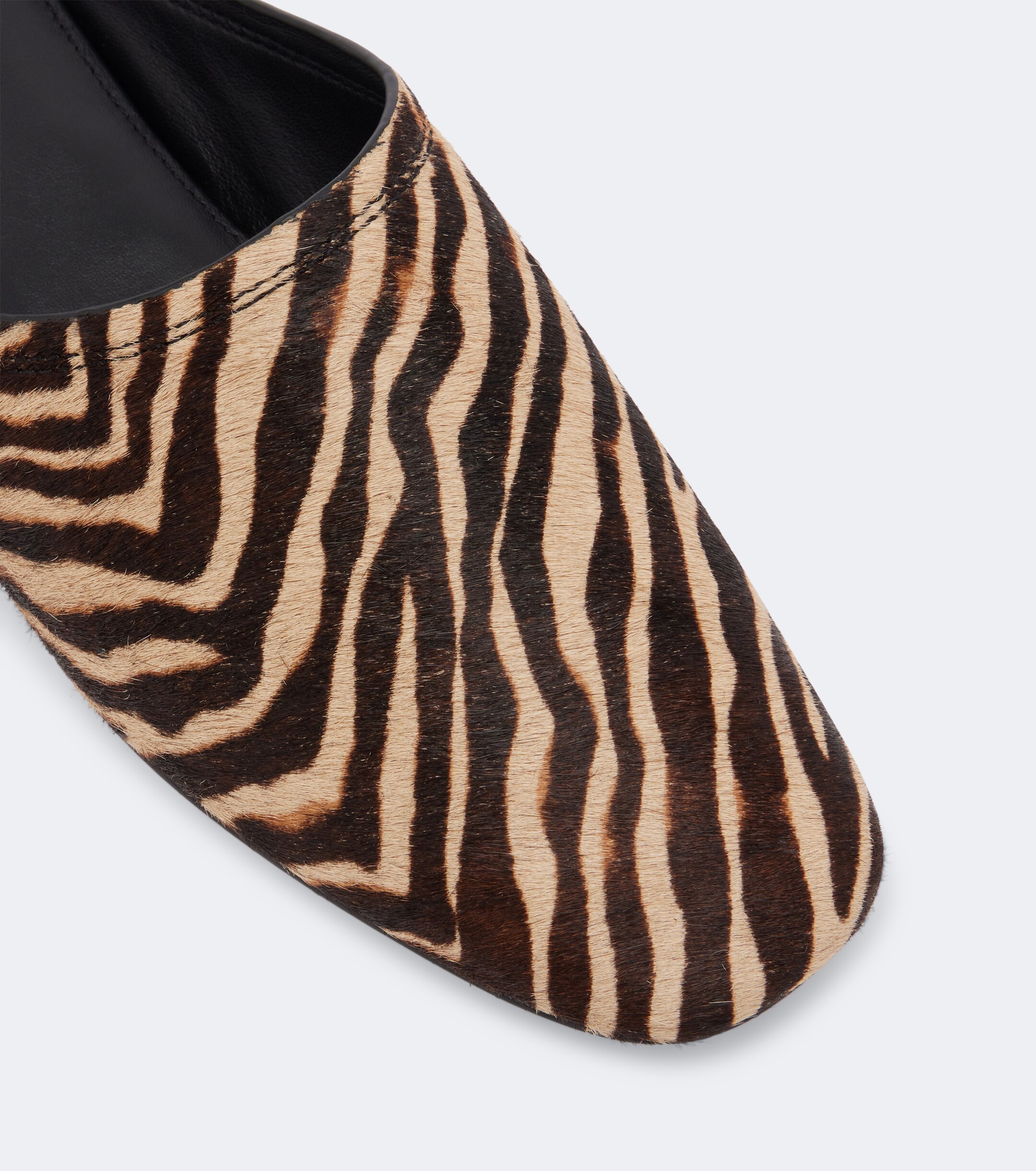 Veronica Beard Veronica Beard Narcisa zebra-print calf hair mules
