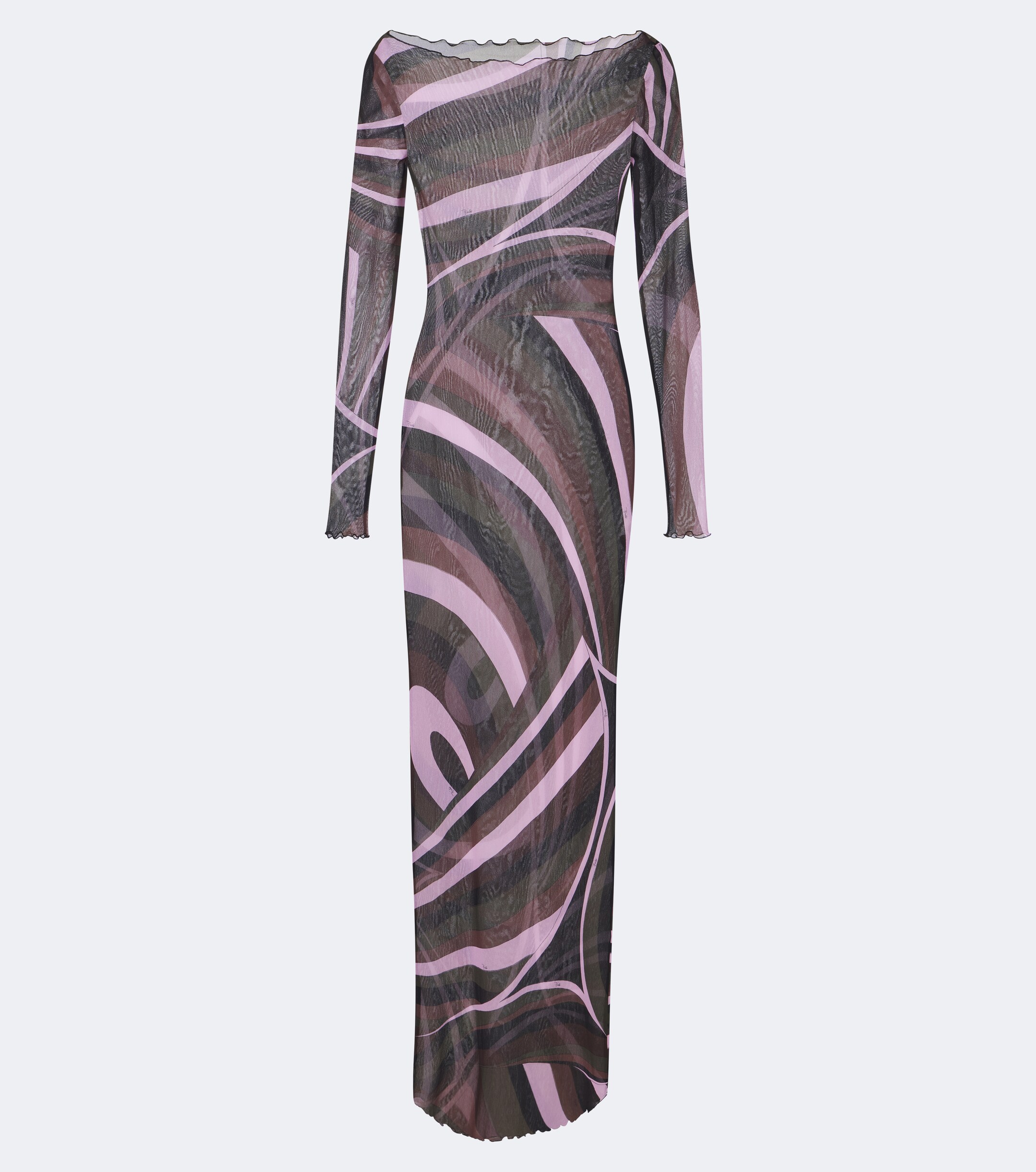Pucci Pucci Iride sheer tulle maxi dress