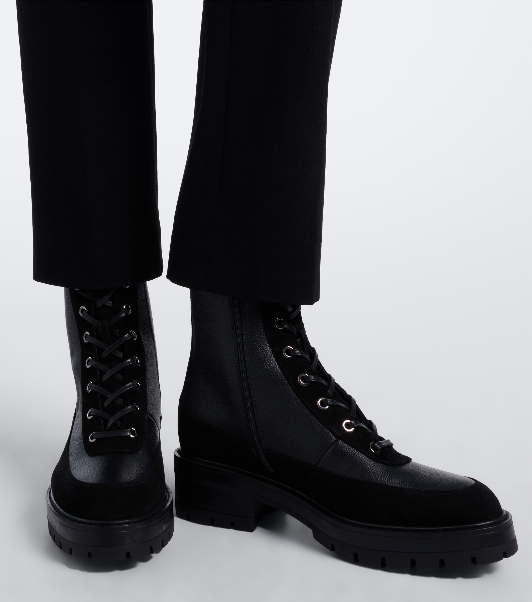 AQUAZZURA Aquazzura Very Cortina leather lace-up boots