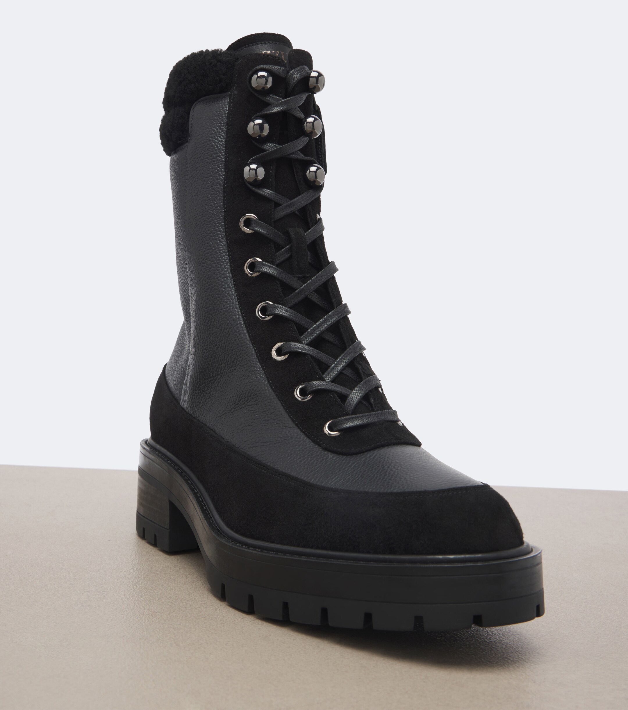 AQUAZZURA Aquazzura Very Cortina leather lace-up boots