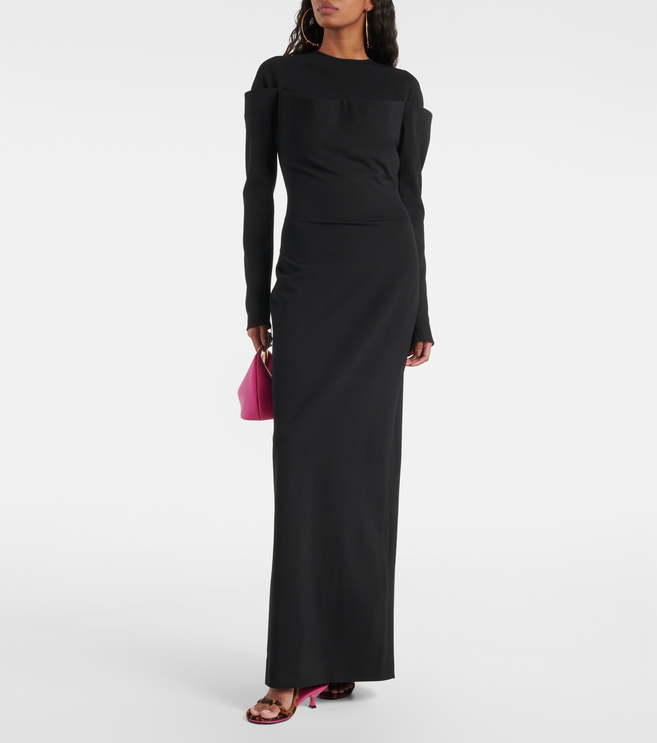 Jacquemus Sabre jersey maxi dress