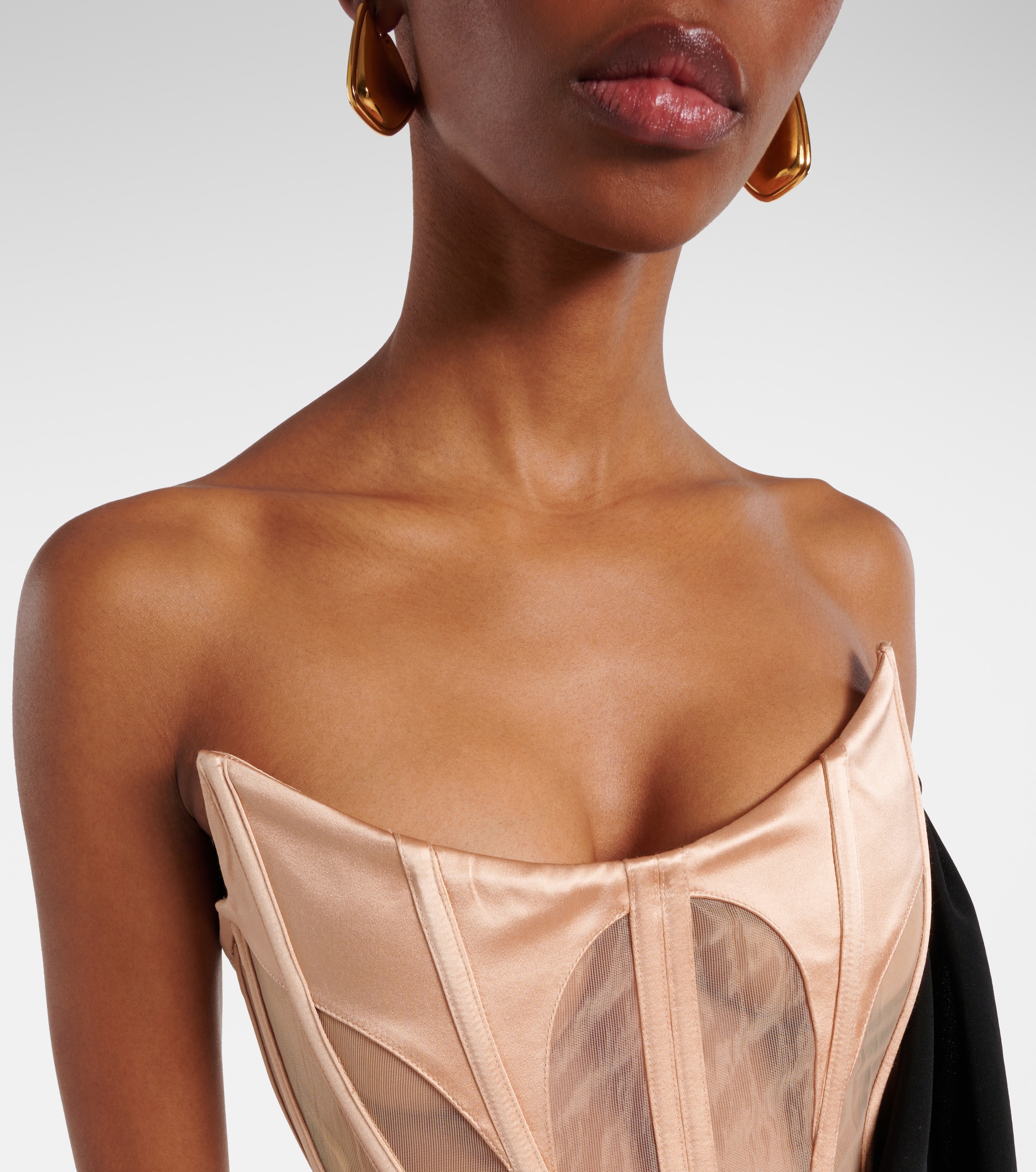 mugler corset dress Mugler Corset Dress in Black