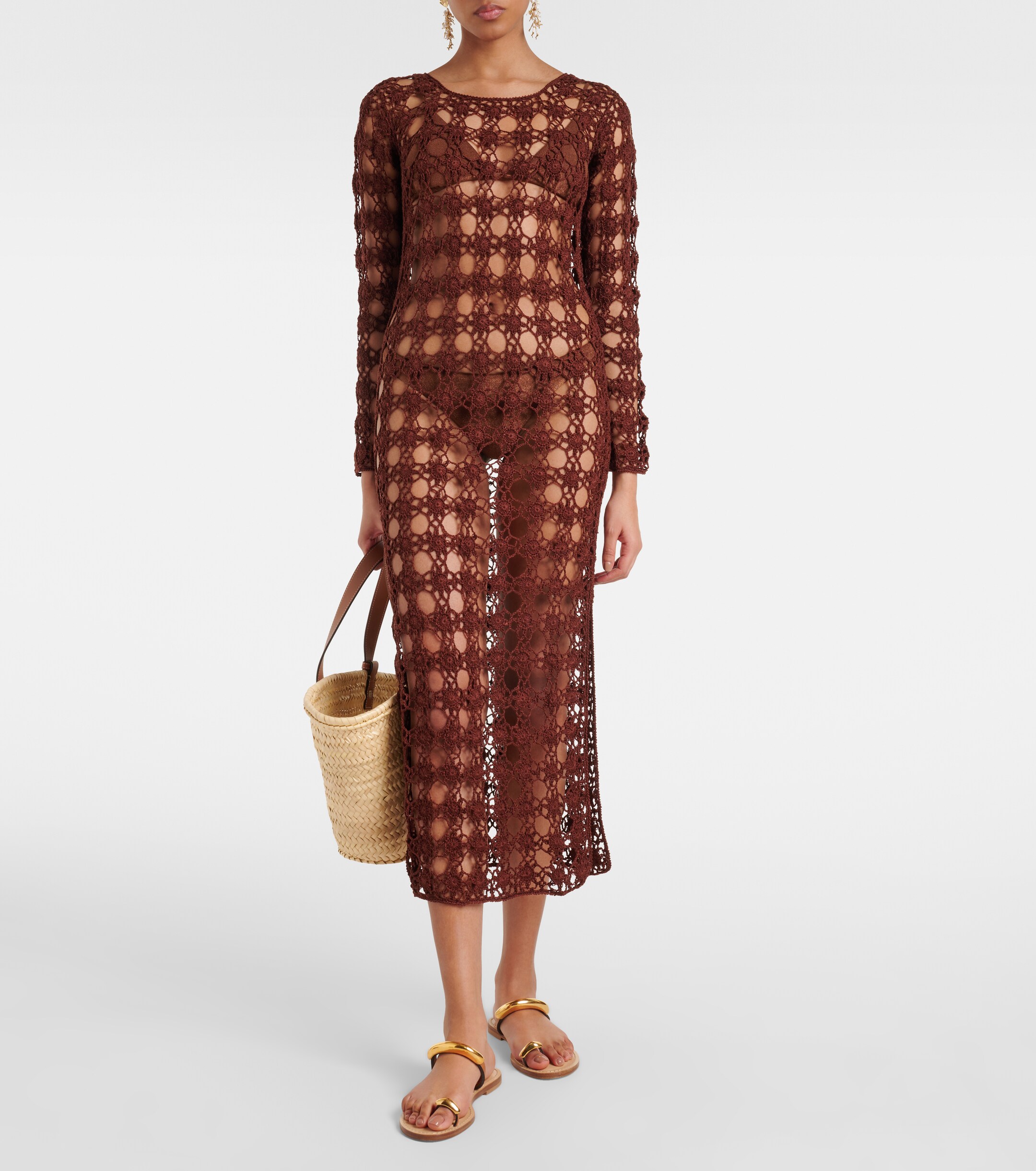 Anna Kosturova Anna Kosturova Crochet cotton beach dress