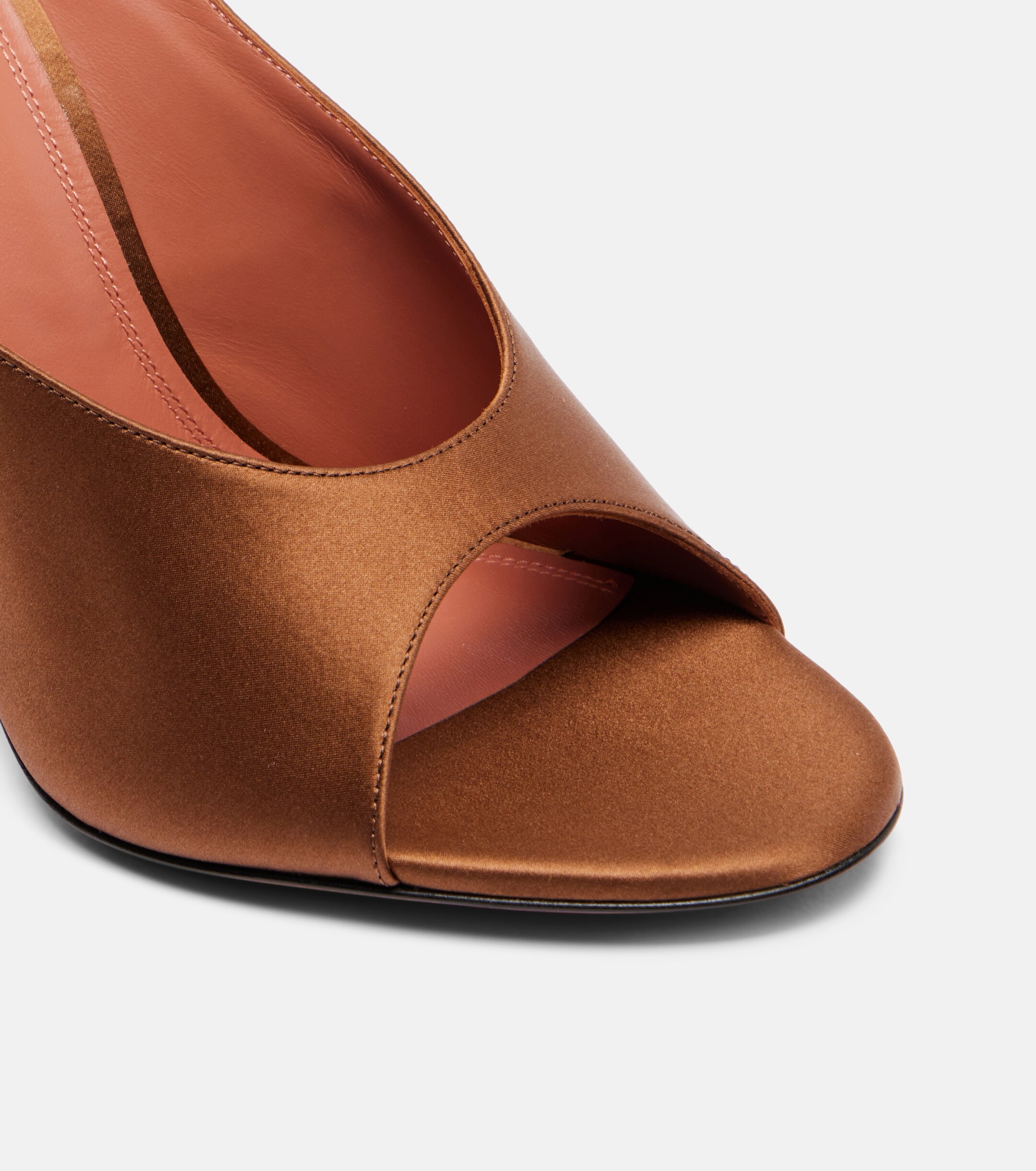 AMINA MUADDI Anok 105 satin mules thumbnail