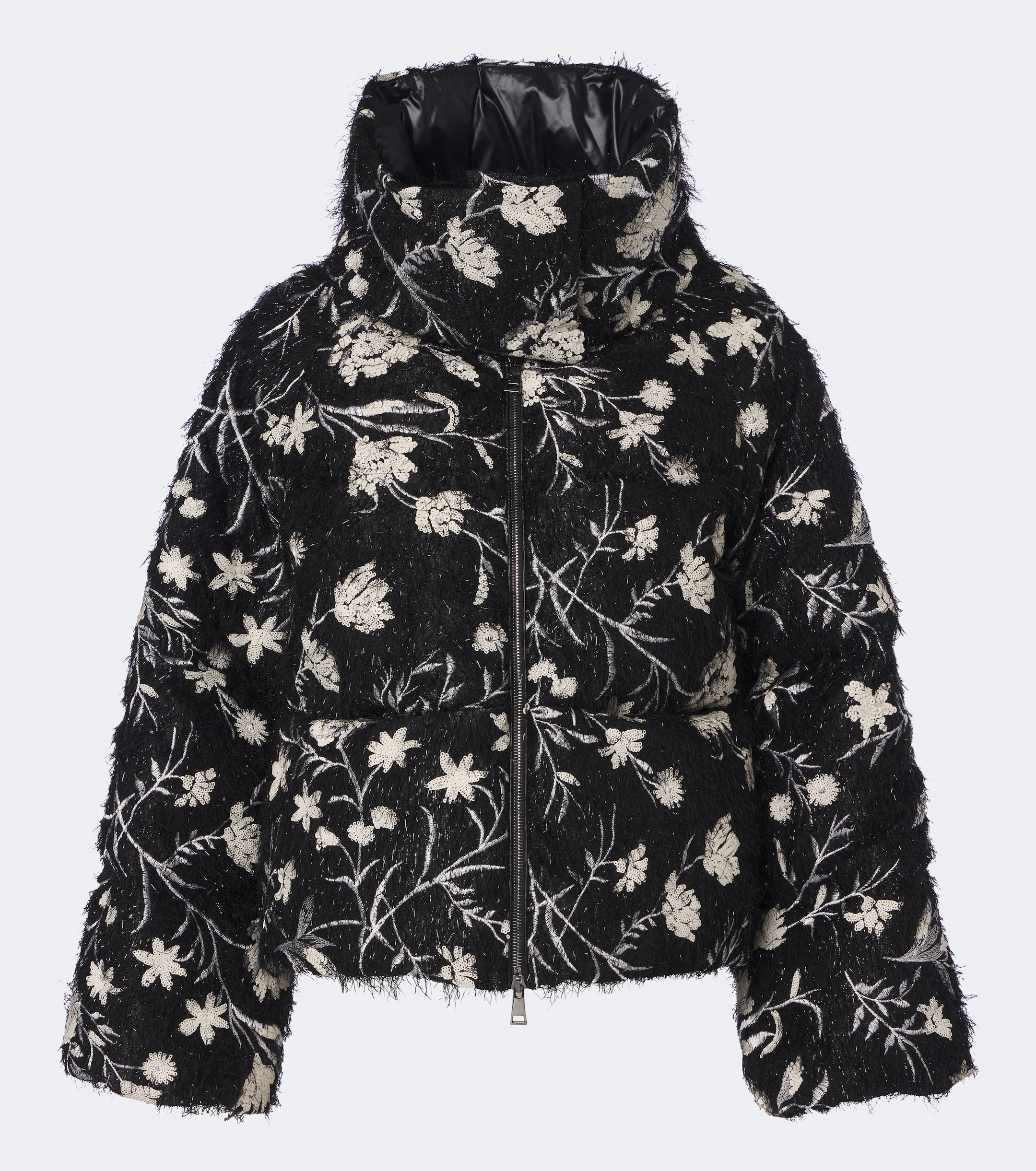 Moncler Moncler Floral sequined down jacket