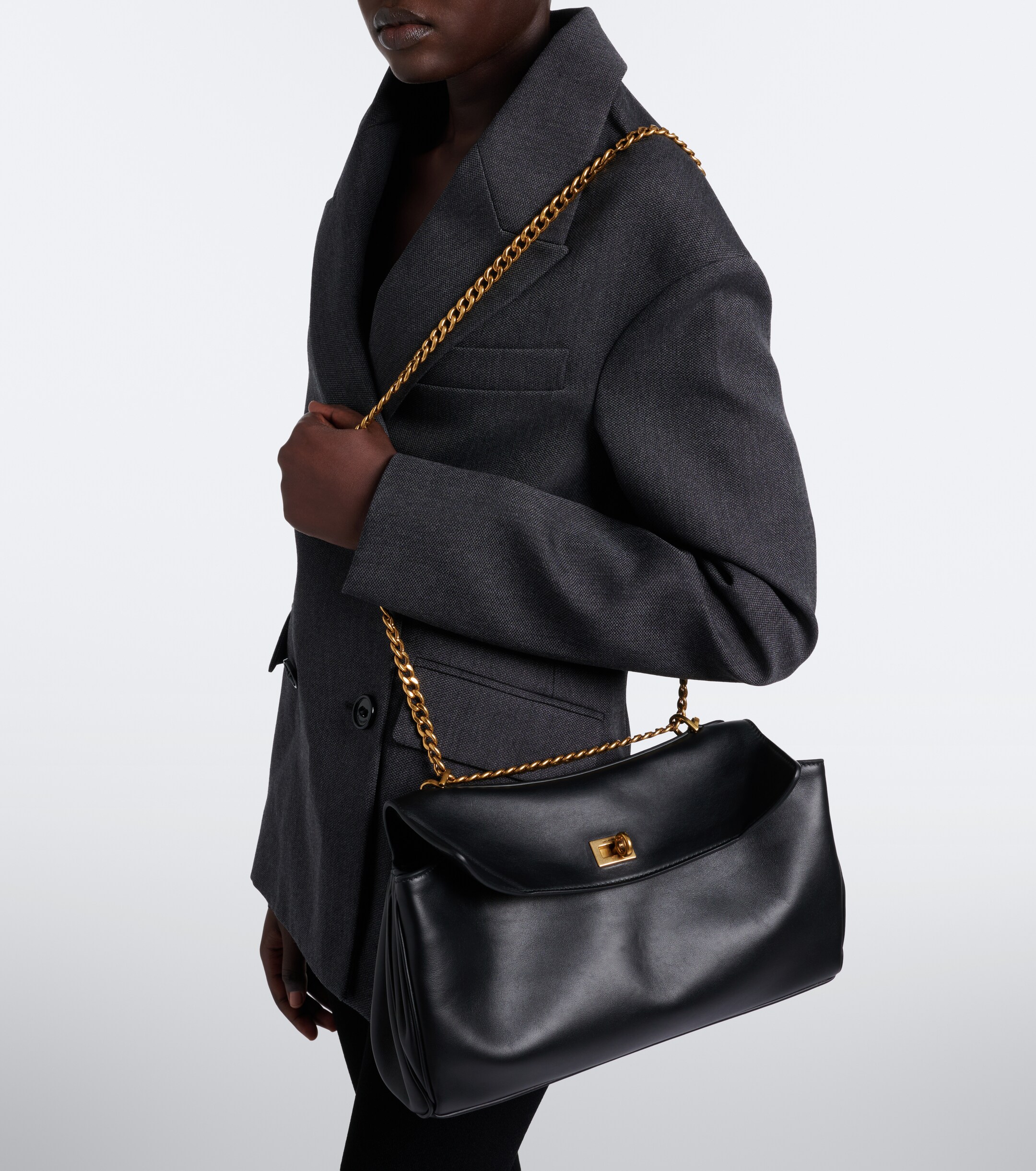 Balenciaga Balenciaga Rodeo Medium leather shoulder bag